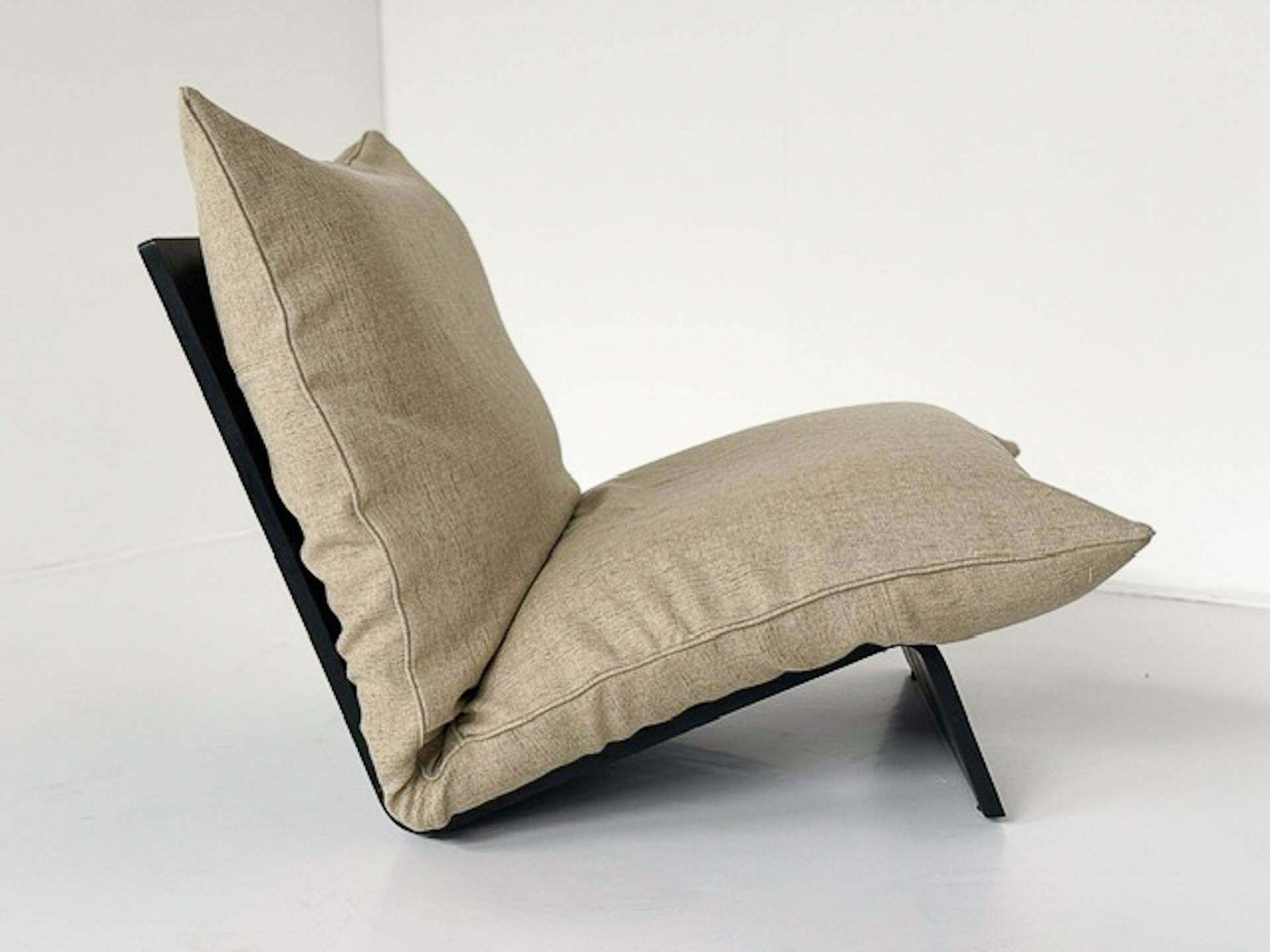 Mid Century Modern Armchair, Italy, Wood And Fabric   3 Available photo 1864.0