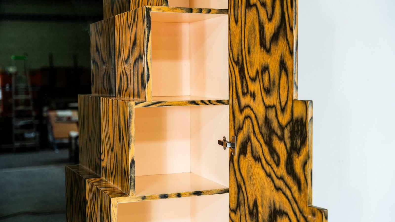 Storage Unit With Light And Mirror By Studio Mundici For Area Casa, 1980s photo 14753.0