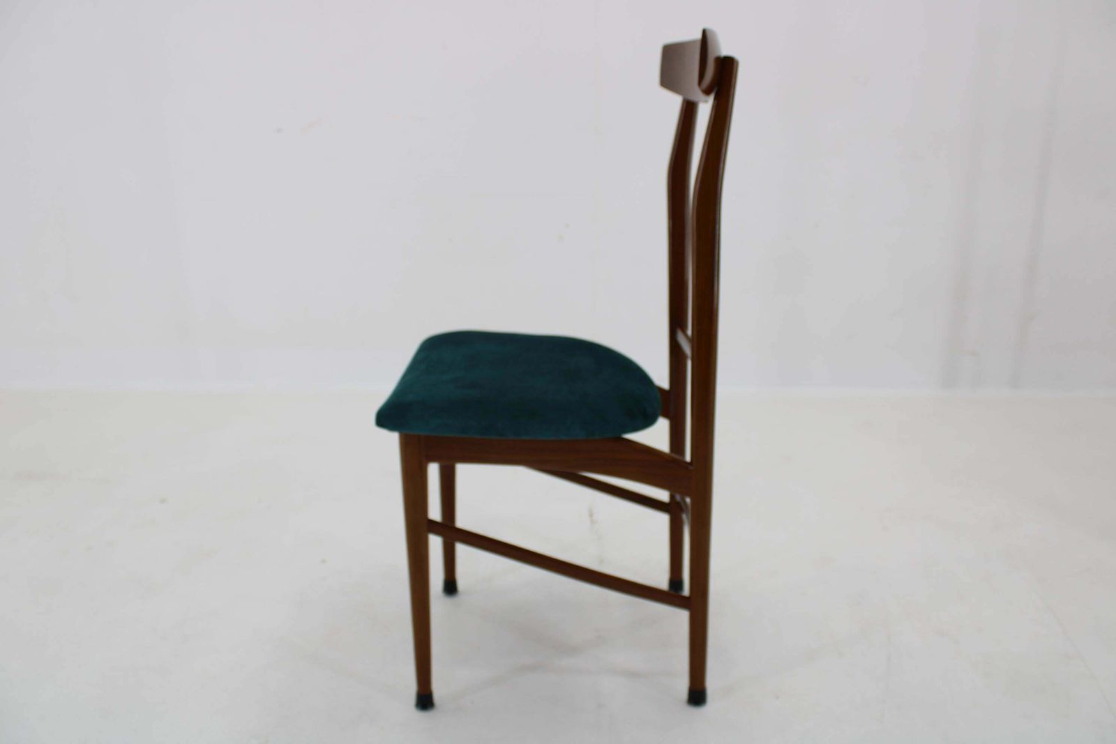 1960s Set Of Four Mahogany Dining Chairs, Italy photo 873.0