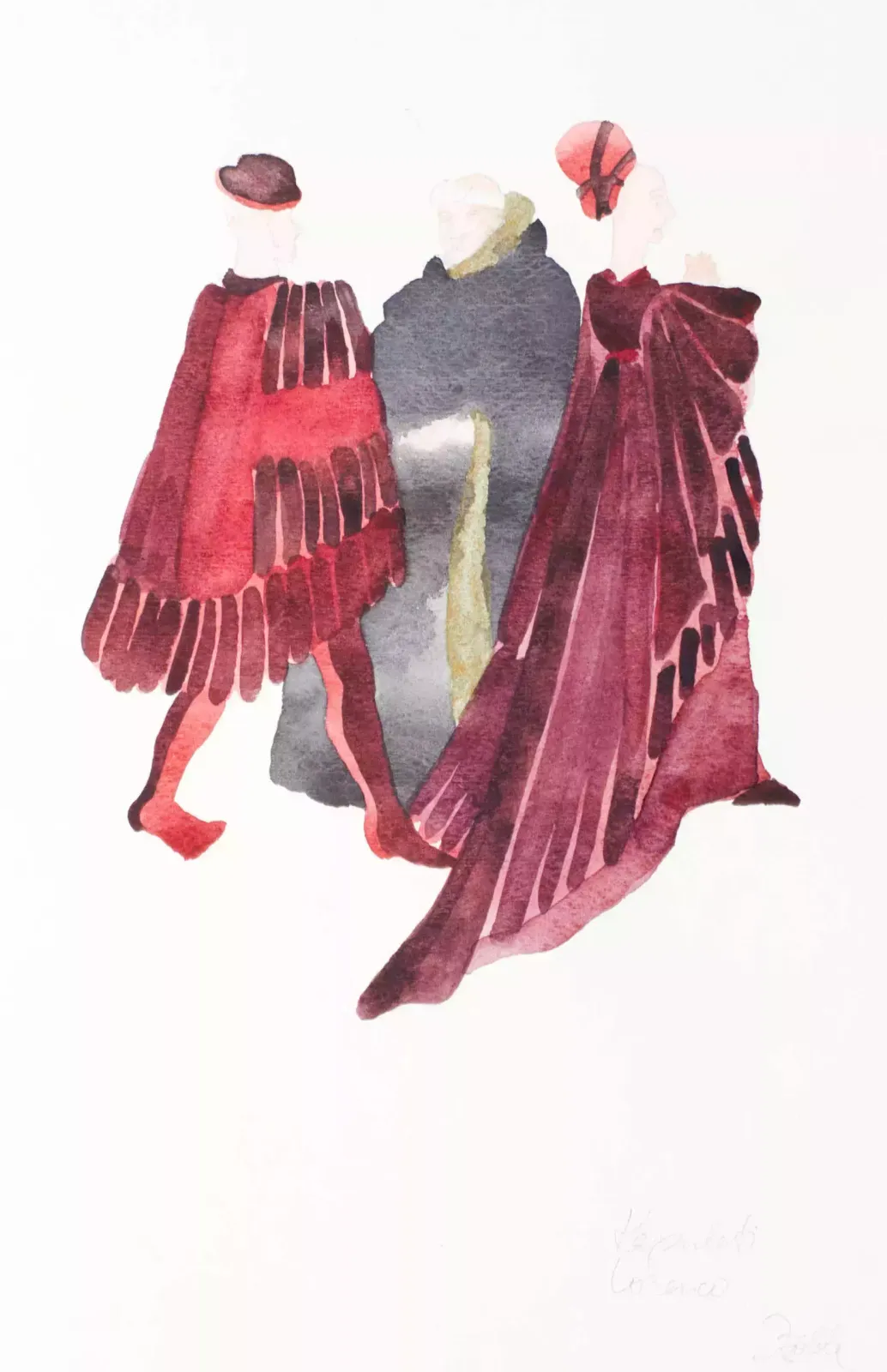 Art Collection Of Theatrical Costumes Theater Before And After The Premiere (13 Pcs.) photo