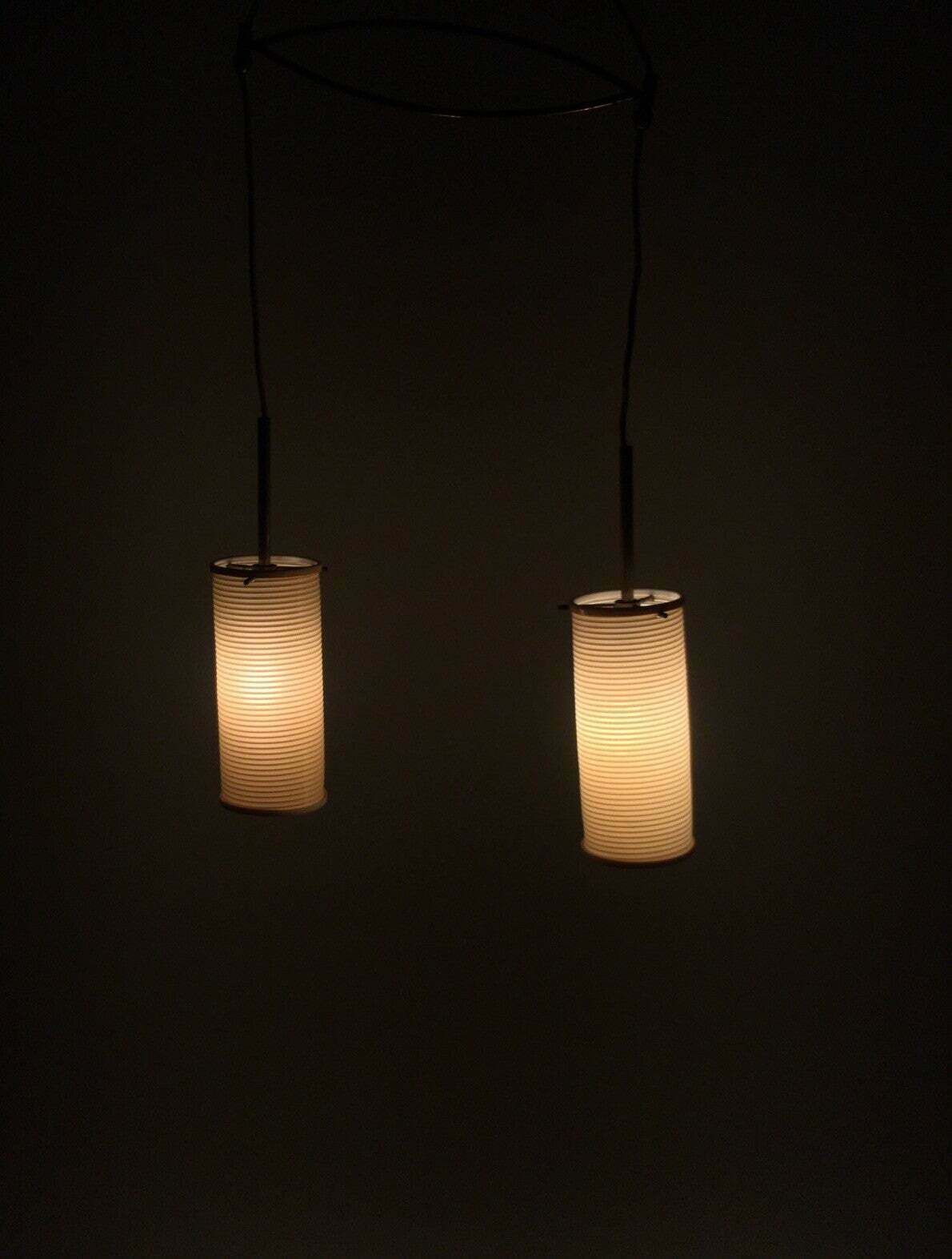 Verlichting Rotaflex Dubbele Hanglamp, Ca. Jaren 1950 photo