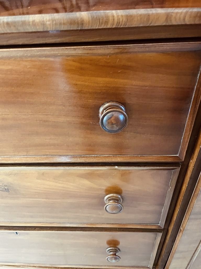 Large Unusual Antique 19th Century Quality Mahogany Wardrobe photo for sale