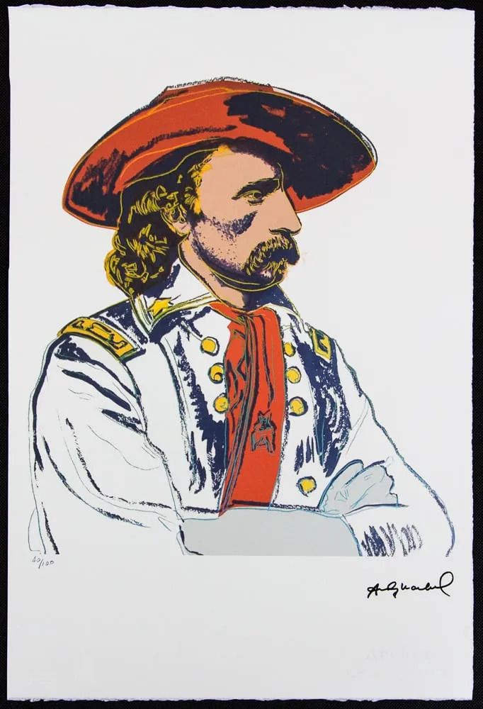Andy Warhol – General Custer Limited Edition Lithograph (1986) – Signed And Numbered