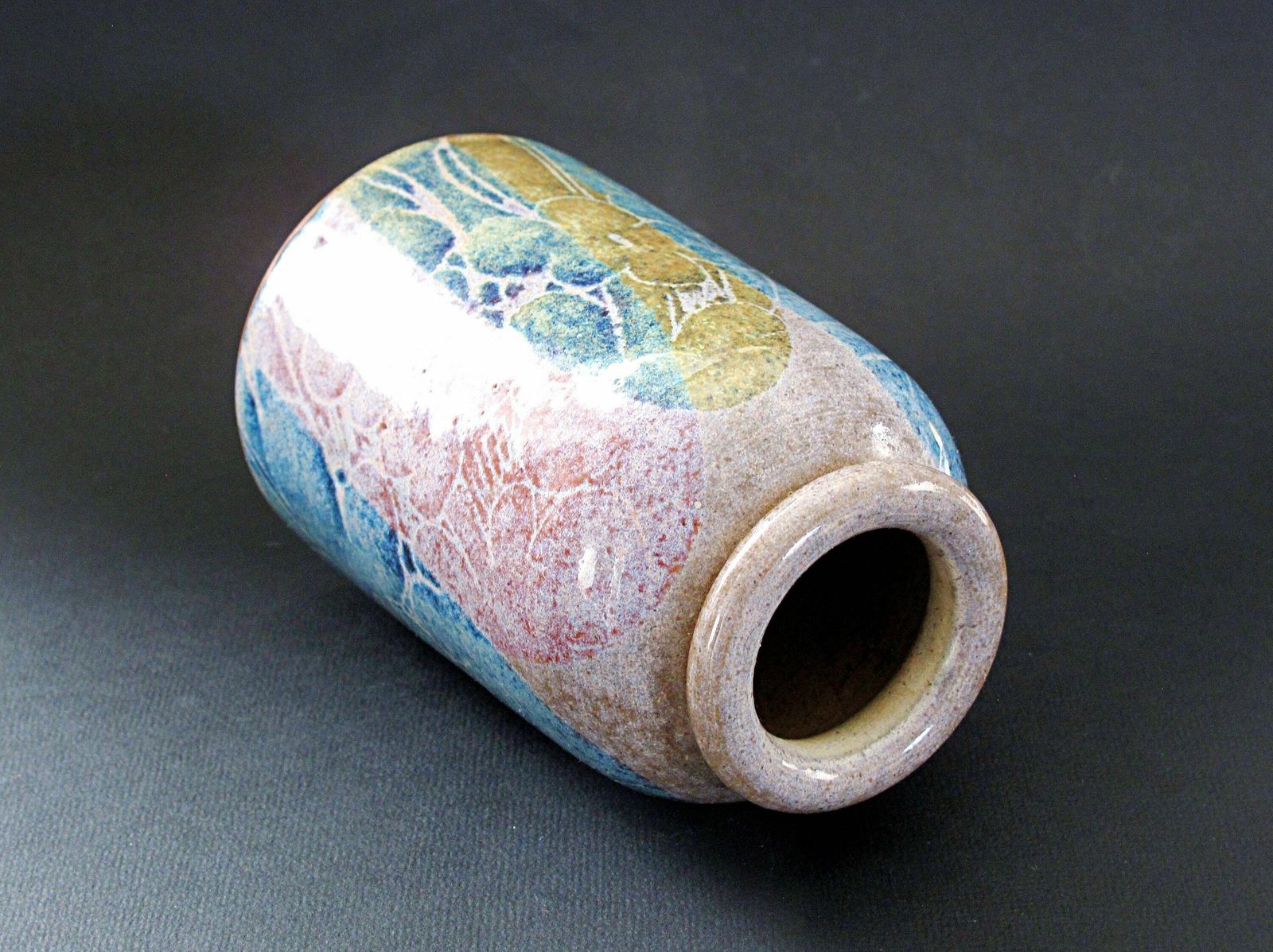 Diana Worthy Vase For Crich Pottery   Crich Pottery Vase By Diana Worthy photo vintage