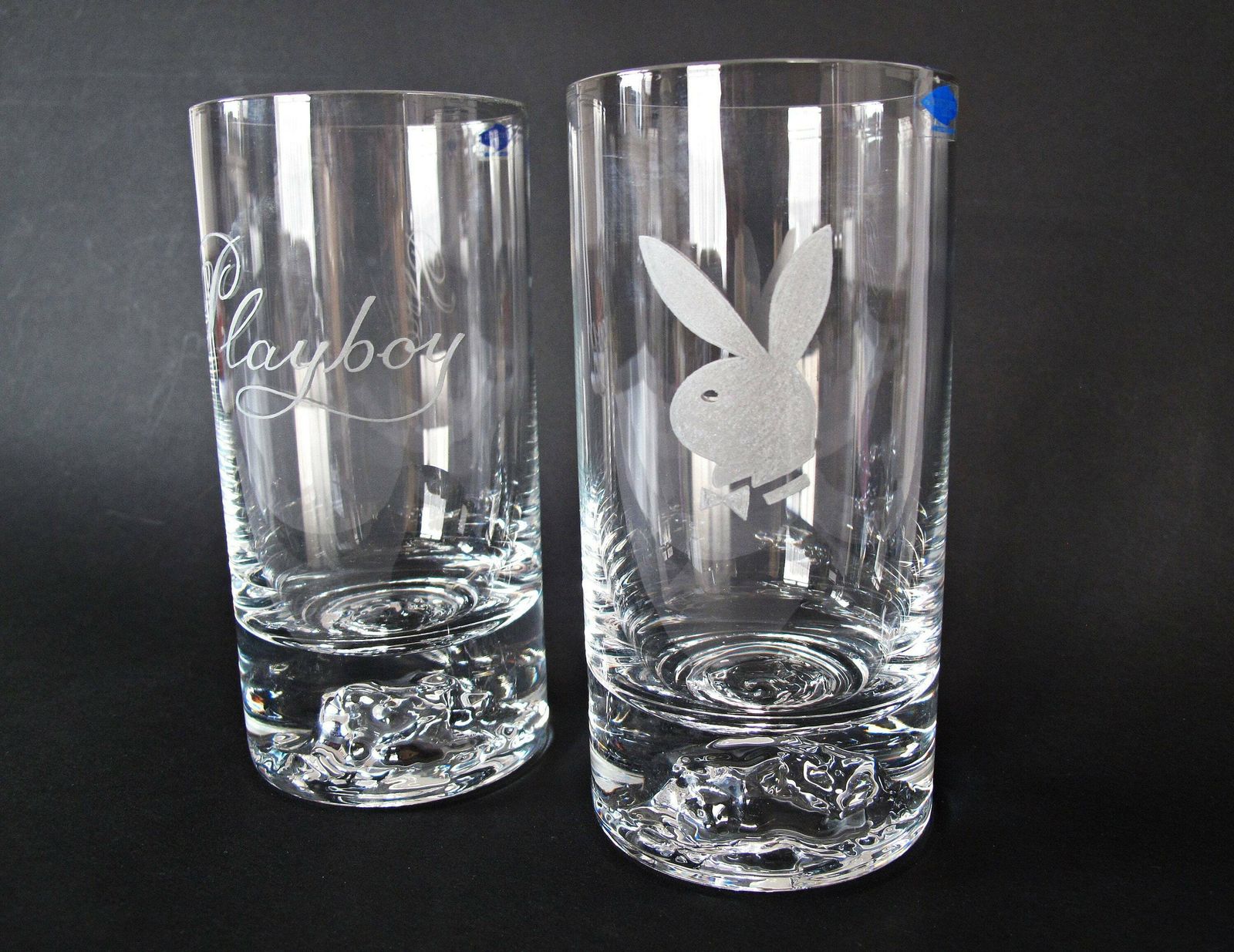 Nuutajarvi Himalaja Glasses By Björn Weckström With Playboy Logo   Playboy Glasses photo Home Decor