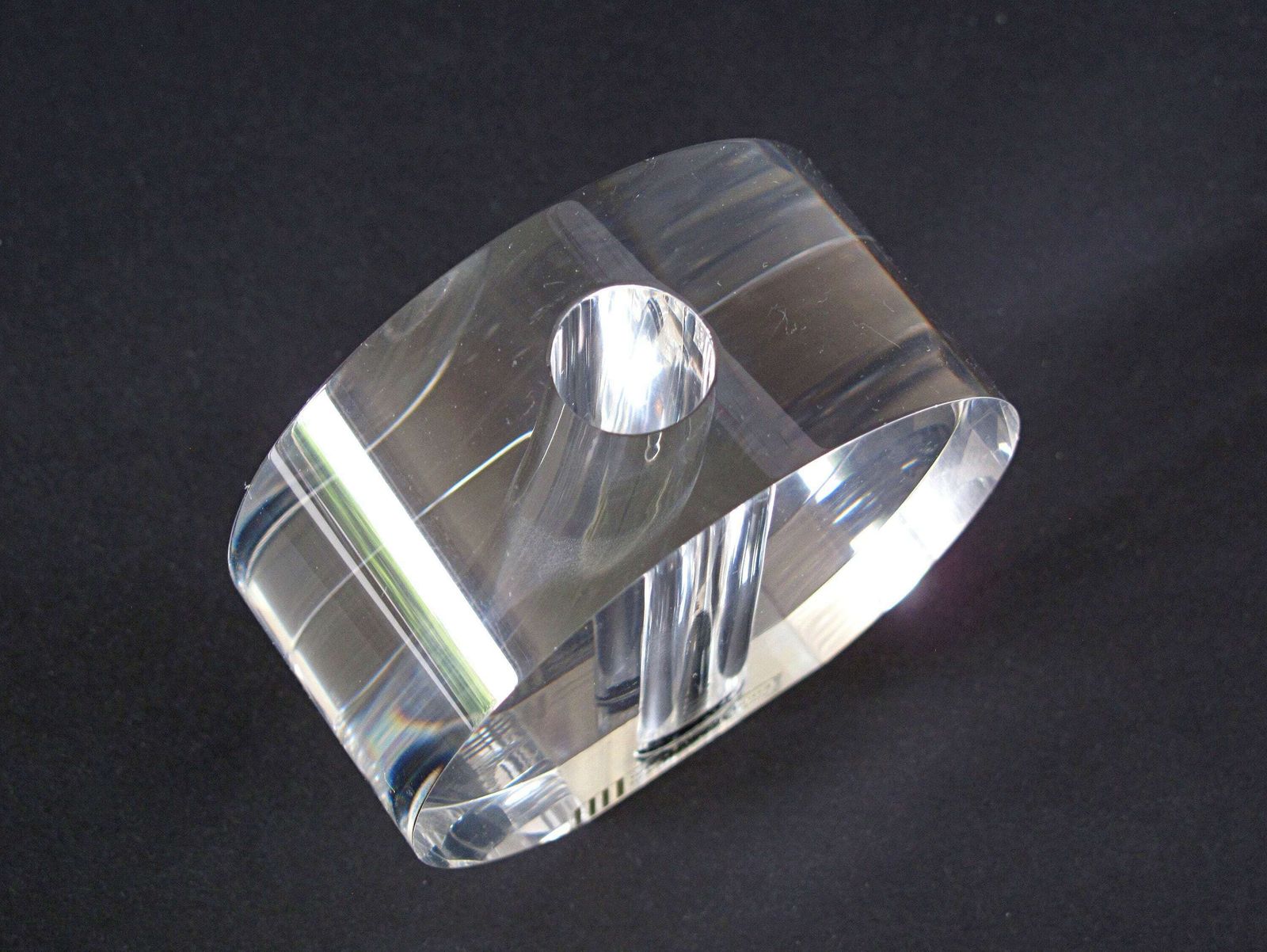 Feliceantonio Botta Lucite Vase   Clear Lucite Soliflore Vase By Felice Antonio Botta Of Italy photo buy