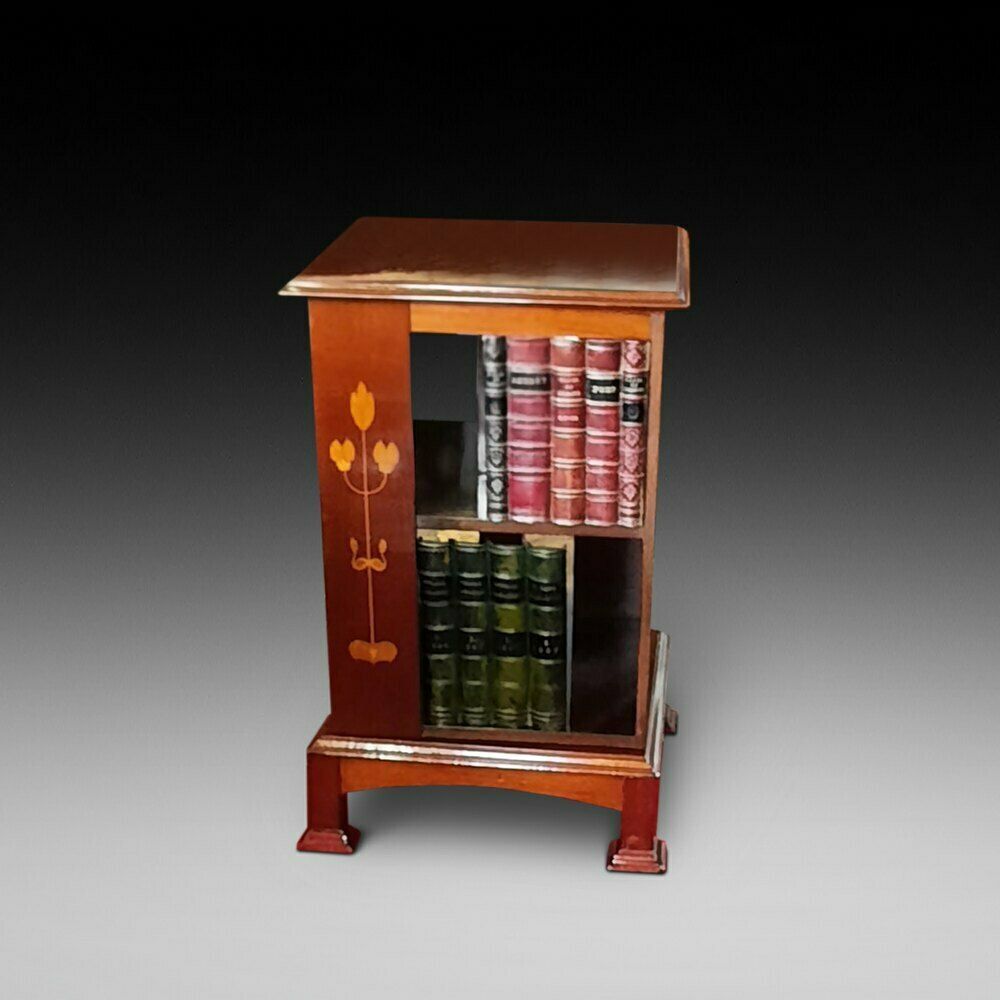 Arts Nouveau Revolving Bookcase