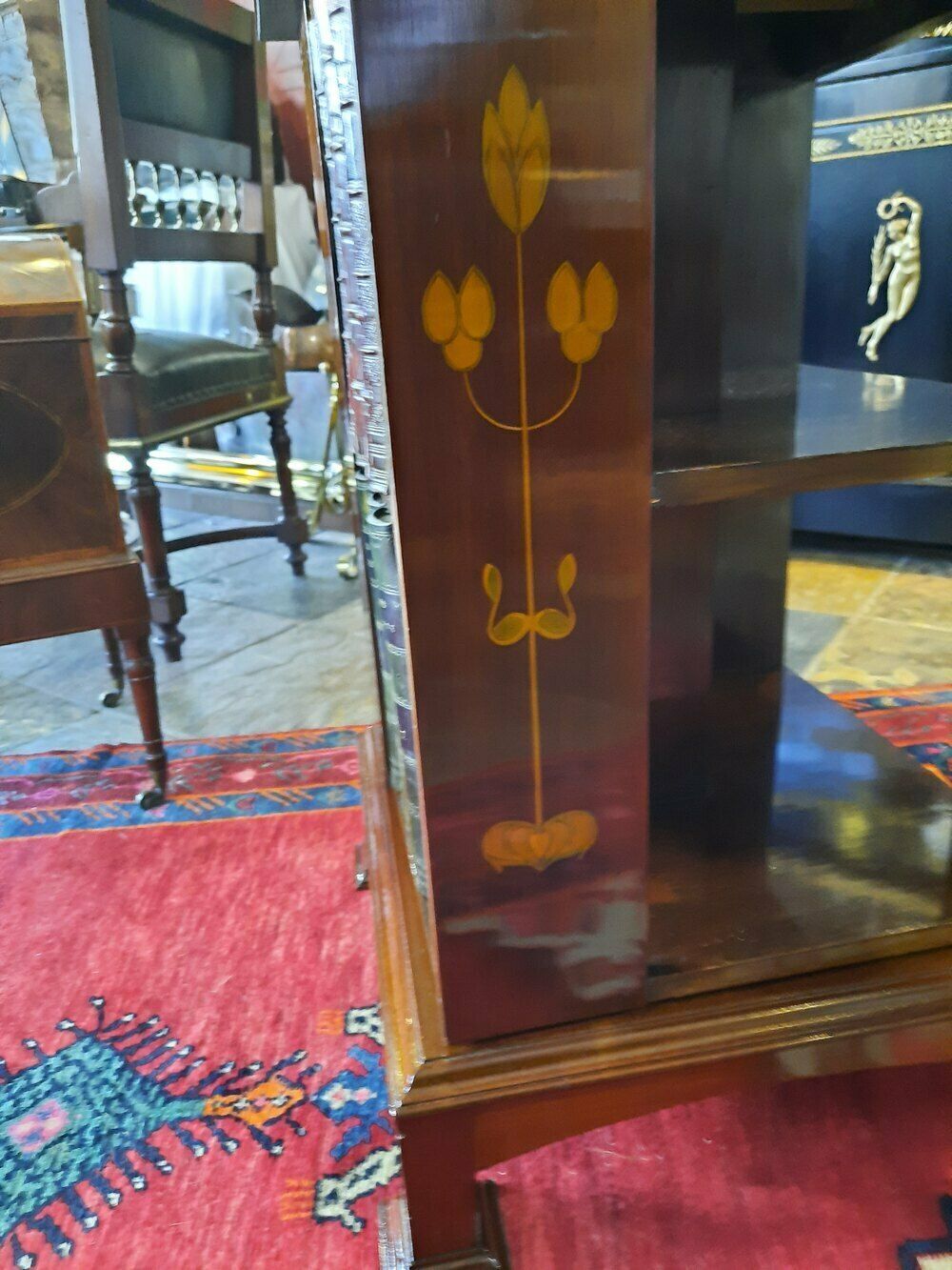 Arts Nouveau Revolving Bookcase photo for sale