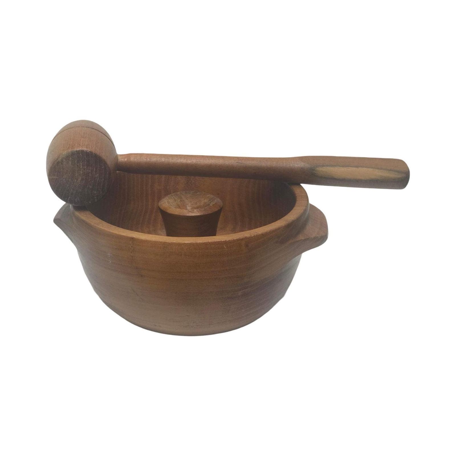 Nutcracker Wooden With Hammer Nutcracker Wood Mid Century Wood Decor Christmas Gift French Gift For Him Mcm Decor Nut Dish photo vinterior