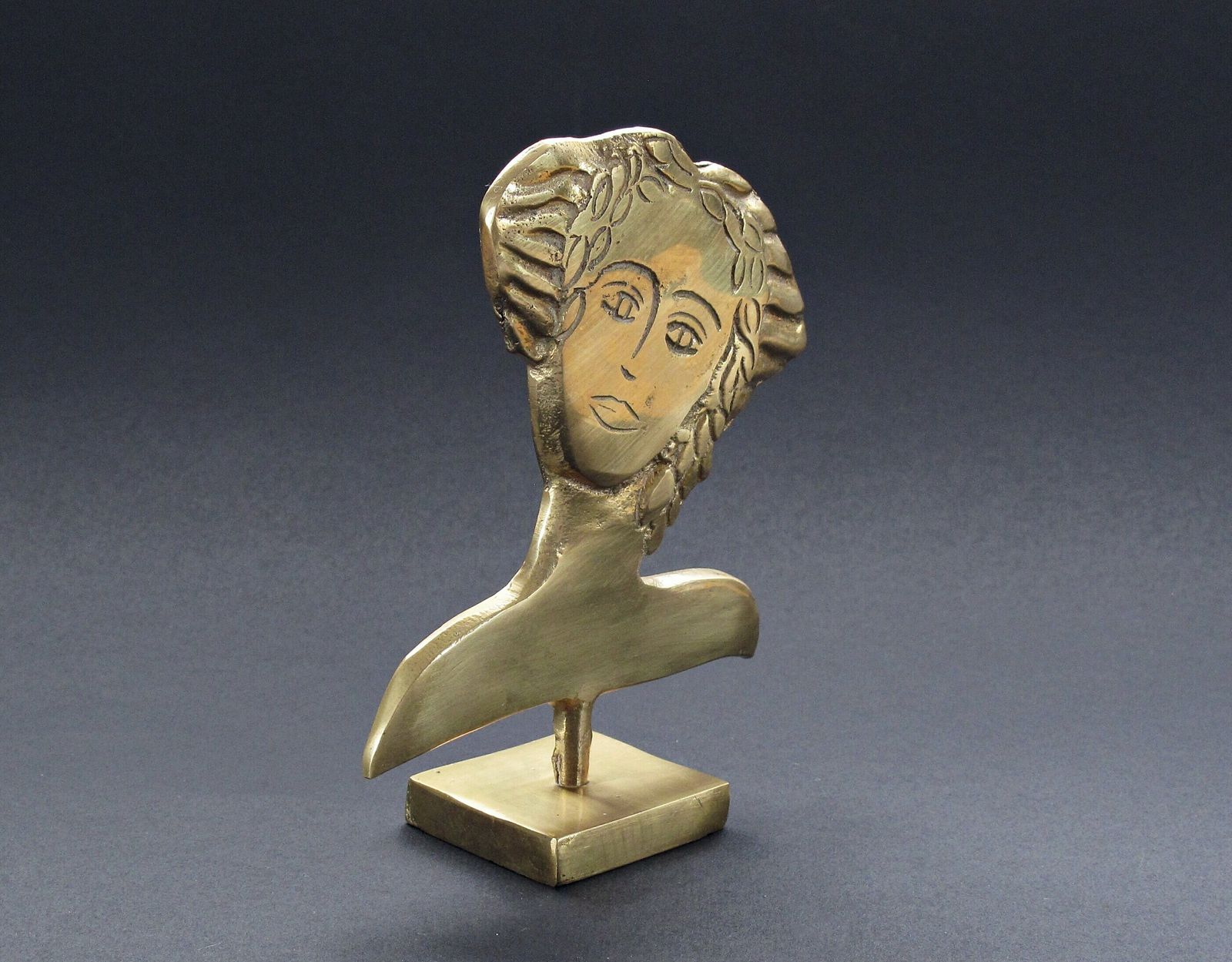 Matisse Style Brass Paperweight   Female Figure Paperweight photo furniture