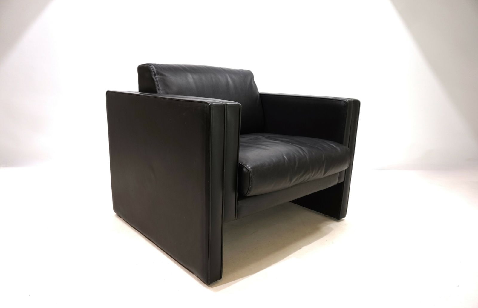 Knoll Studio Line Leather Armchair By Jürgen Lange, 1970 photo vintage