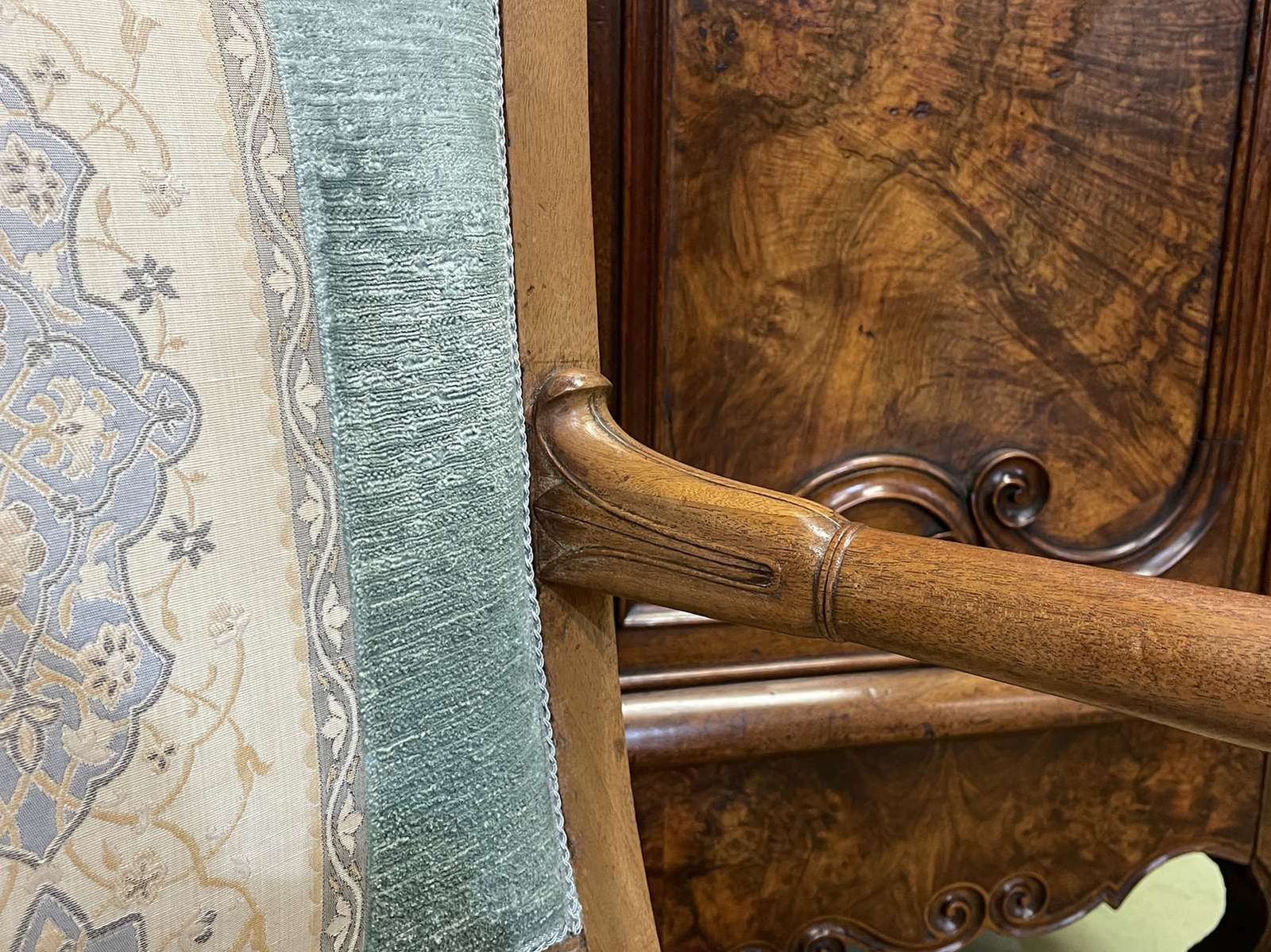 890.0 Restoration Period Armchair In 19th Century photo