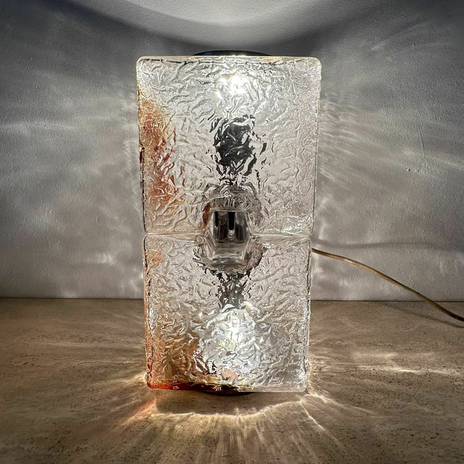 Murano Glass Table Lamp By Toni Zuccheri For Mazzega, 1970s photo furniture