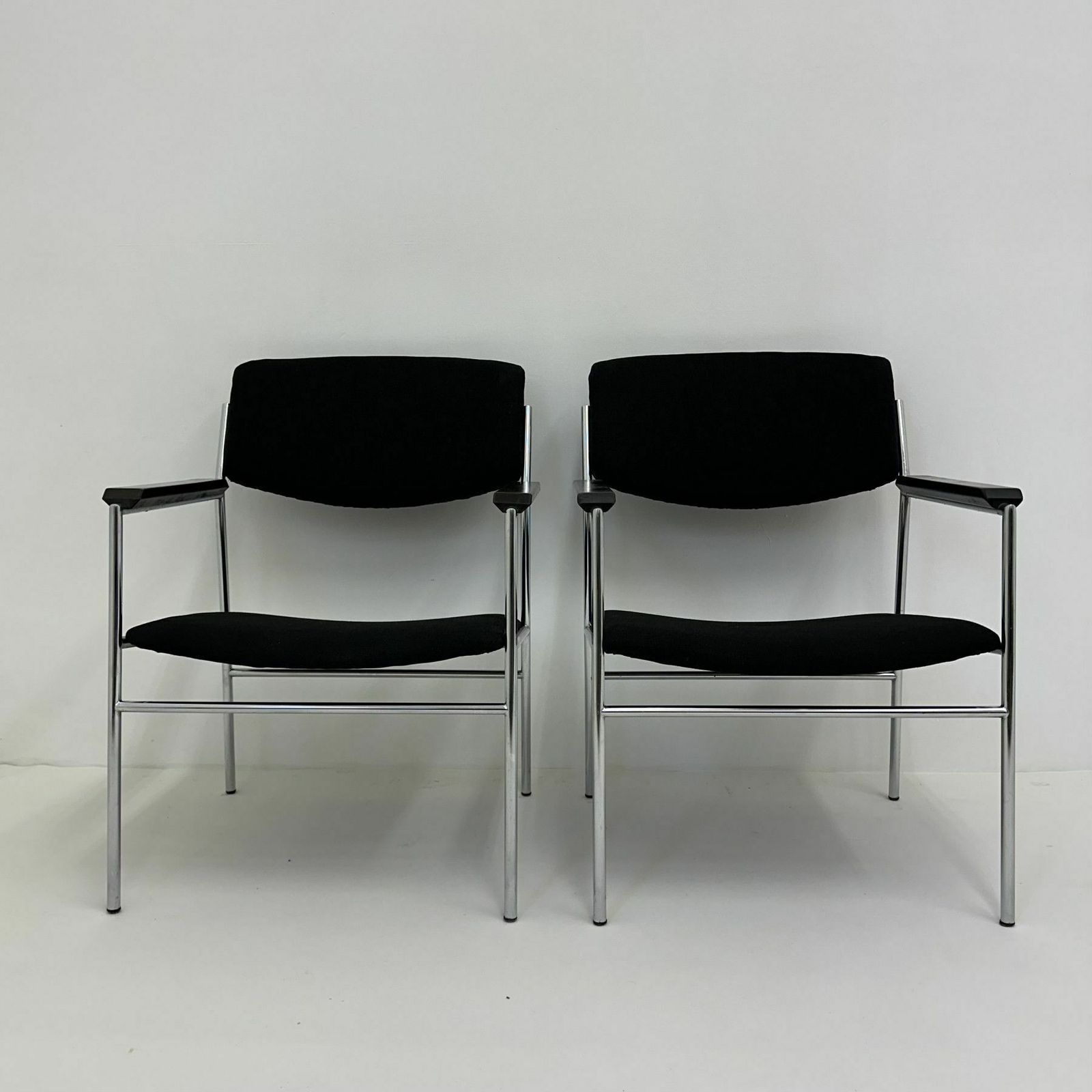 Gijs Van Der Sluis Minimalist Lounge Chair, Jaren 1970