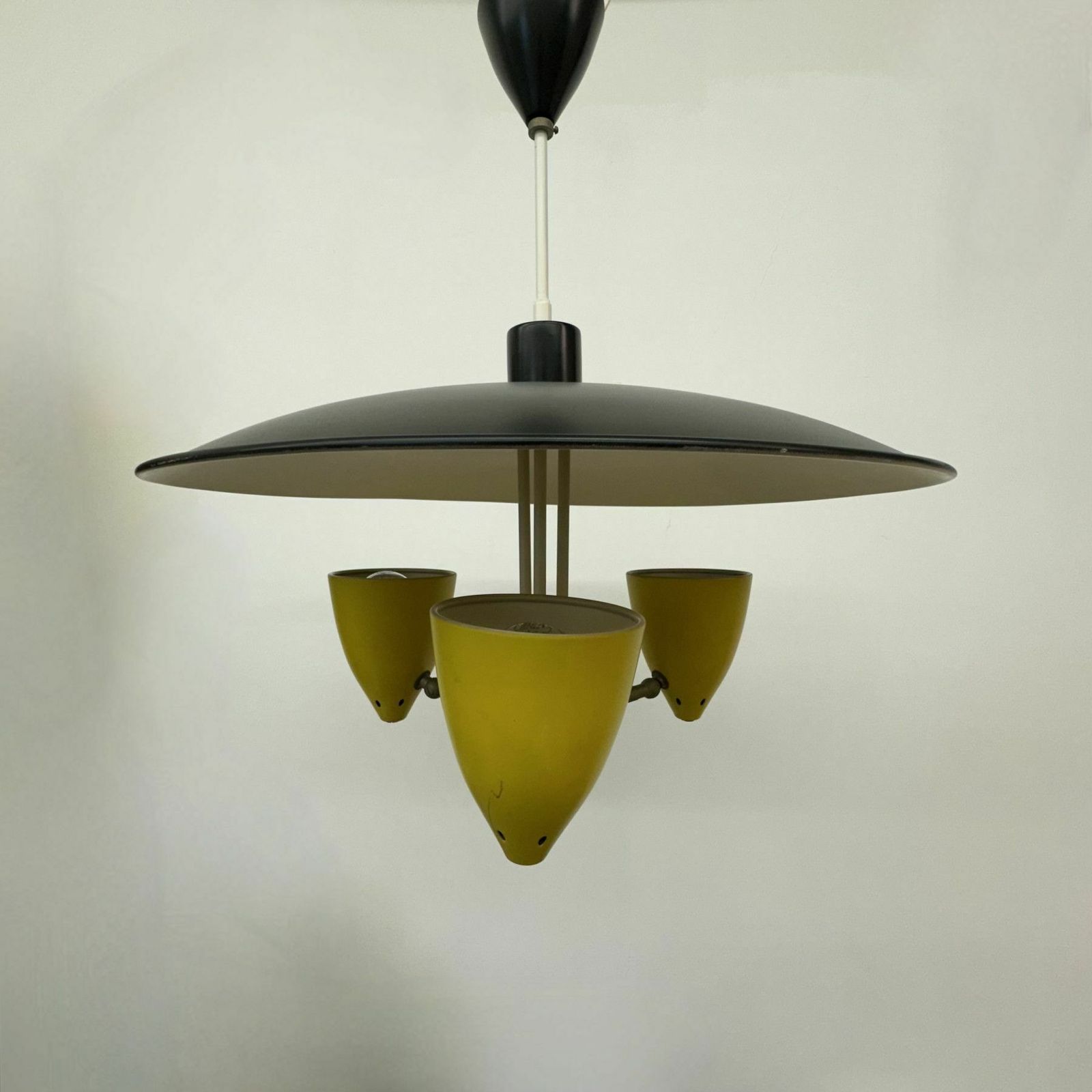 Hala Zeist Hanglamp J.H. Busquet Pendant, Ca. Jaren 1950