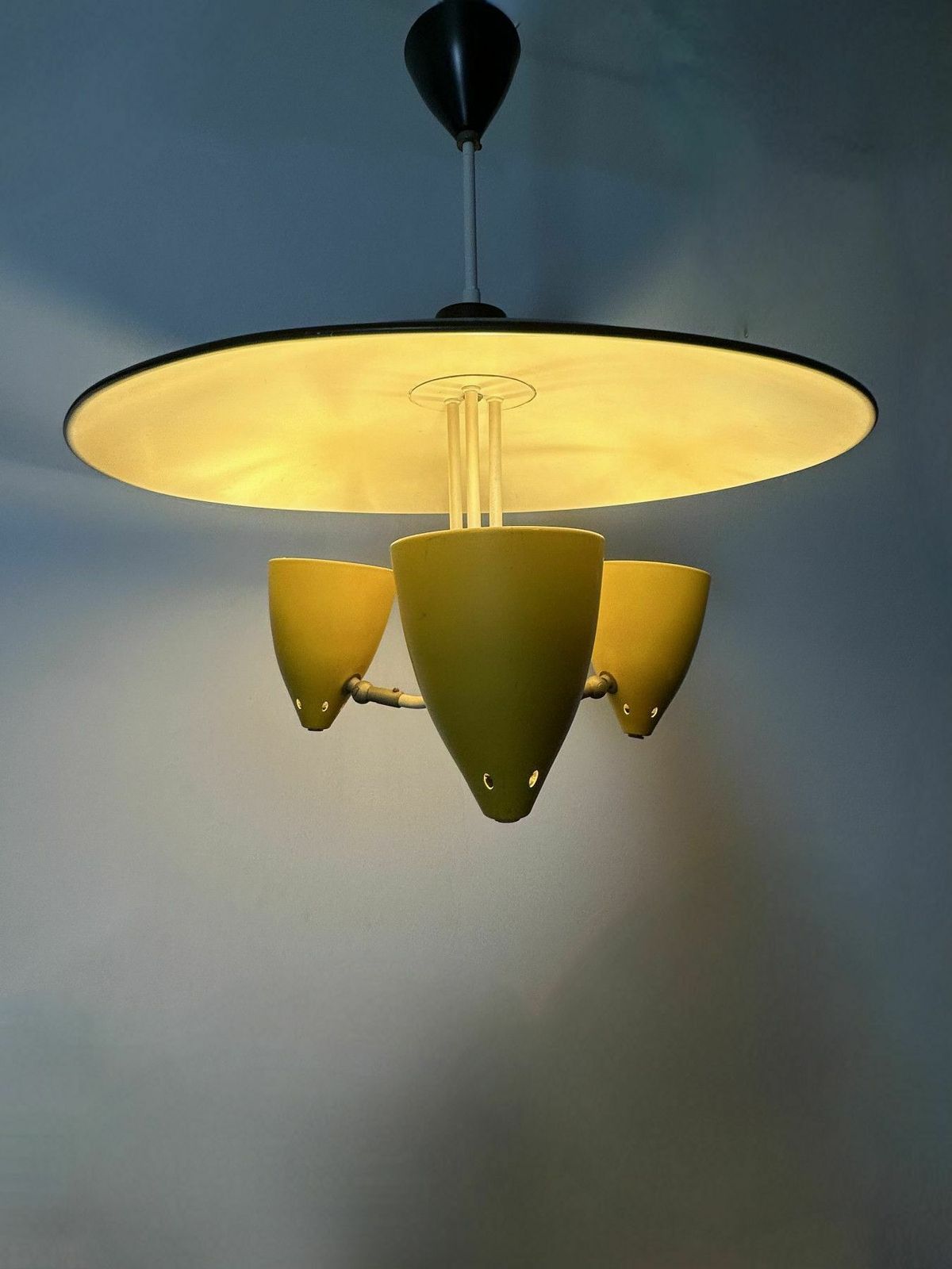 Hala Zeist Hanglamp J.H. Busquet Pendant, Ca. Jaren 1950 photo 1207.0
