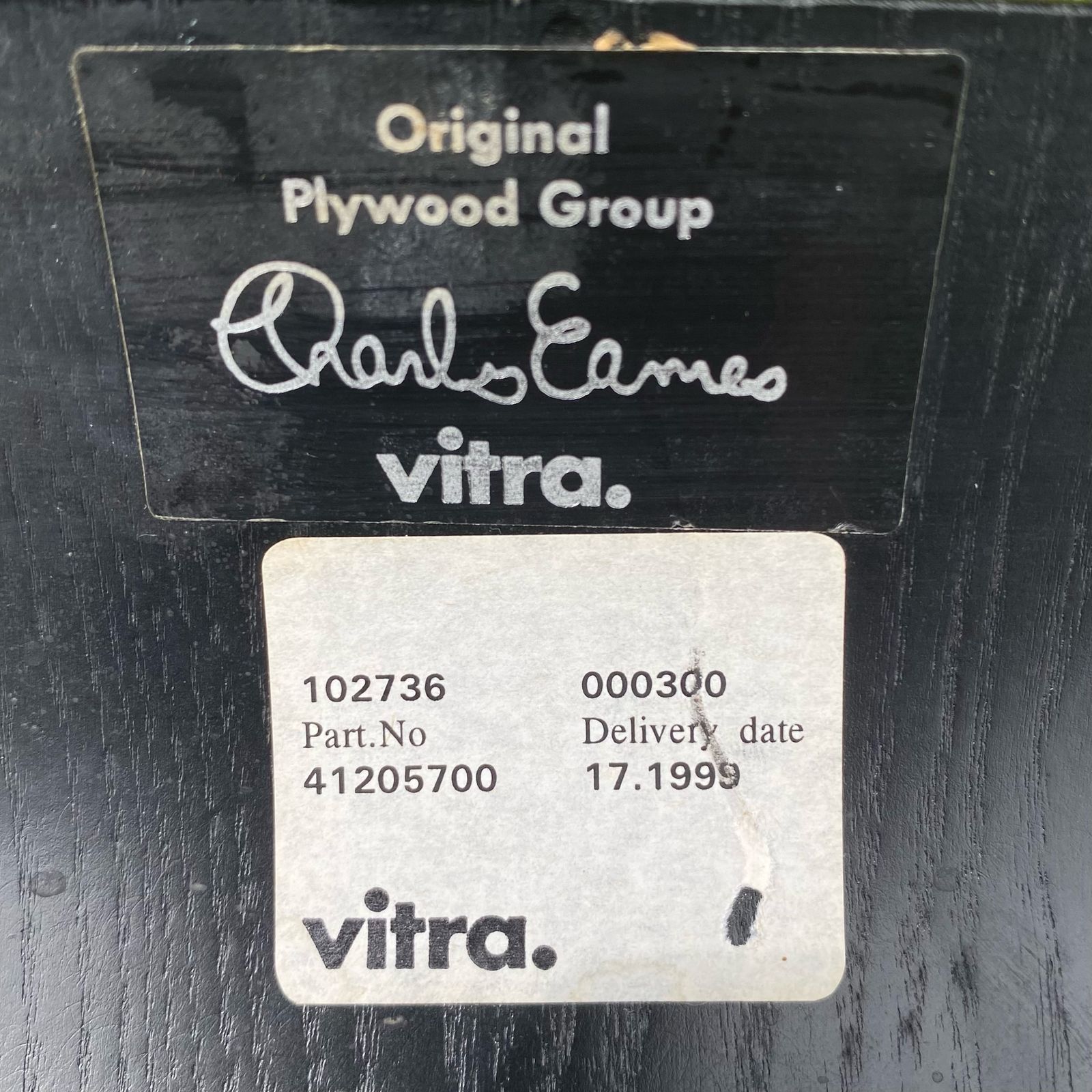 Black Original Plywood Group Lcm Chair For Vitra, 2002 photo furniture