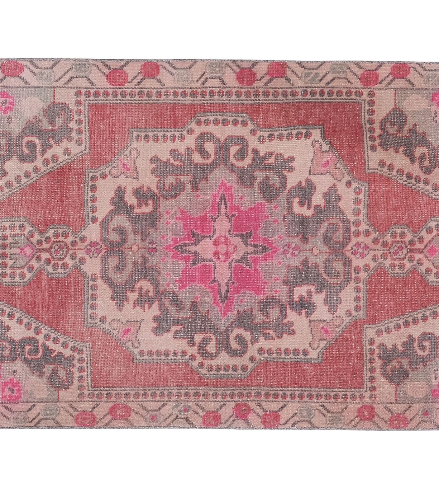 1960s Vintage Turkish Hand Knotted Area Rug photo furniture