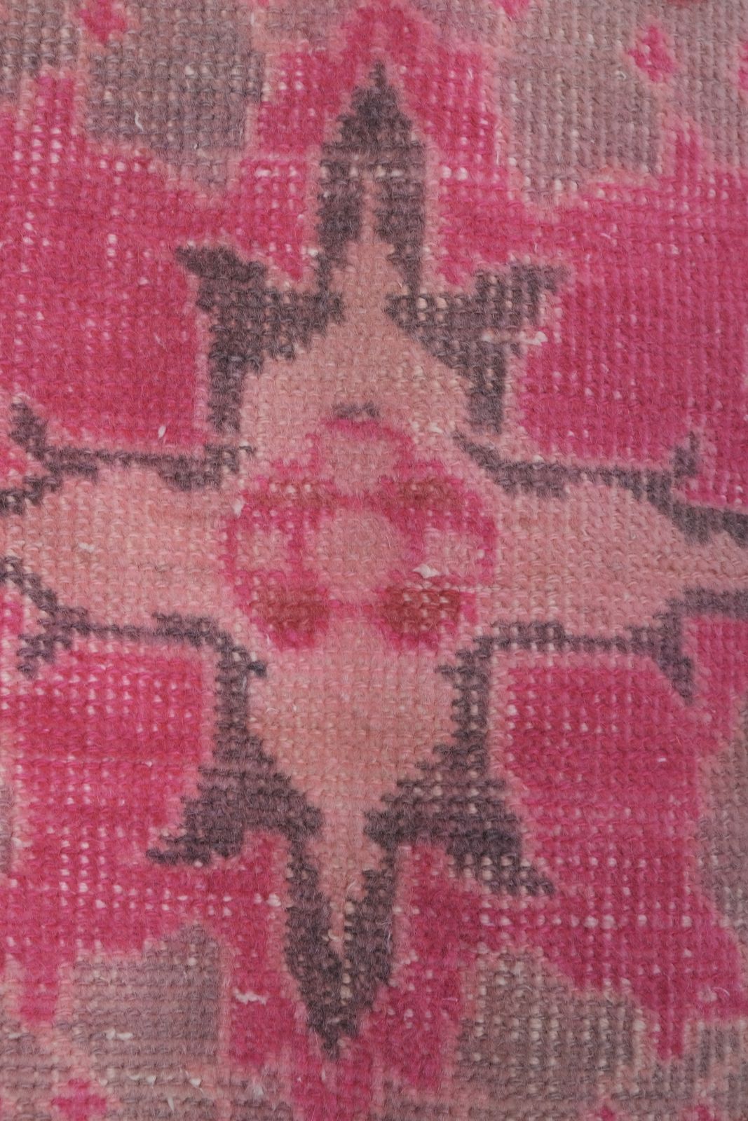 1960s Vintage Turkish Hand Knotted Area Rug photo Textiles