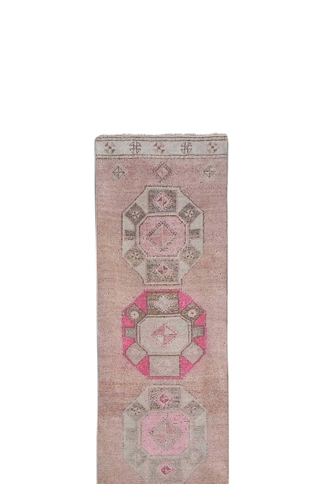 1960s Distressed Extra Long Turkish Runner Rug   Stair Carpet 2'6'' X 24'1'' photo furniture