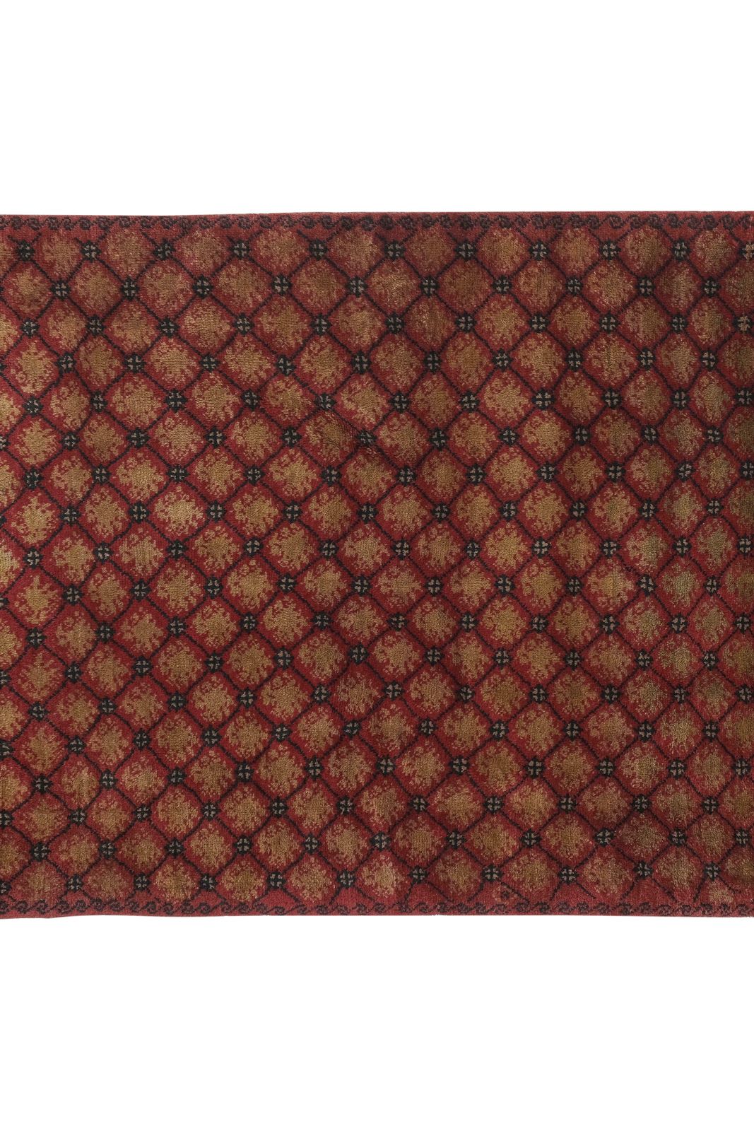 Turkish Karapinar Red Tulu Rug 4'3" X 5'7" photo vinterior