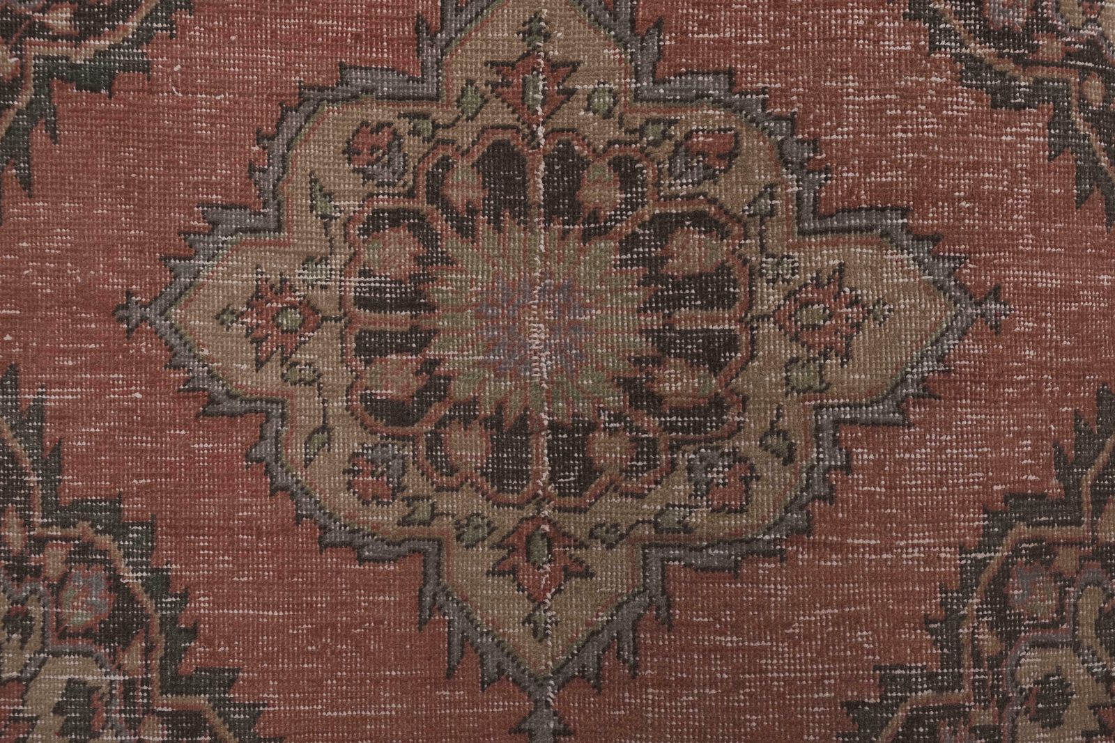 1960s Vintage Turkish Hand Knotted Runner 3'2'' X 11'11'' photo vinterior