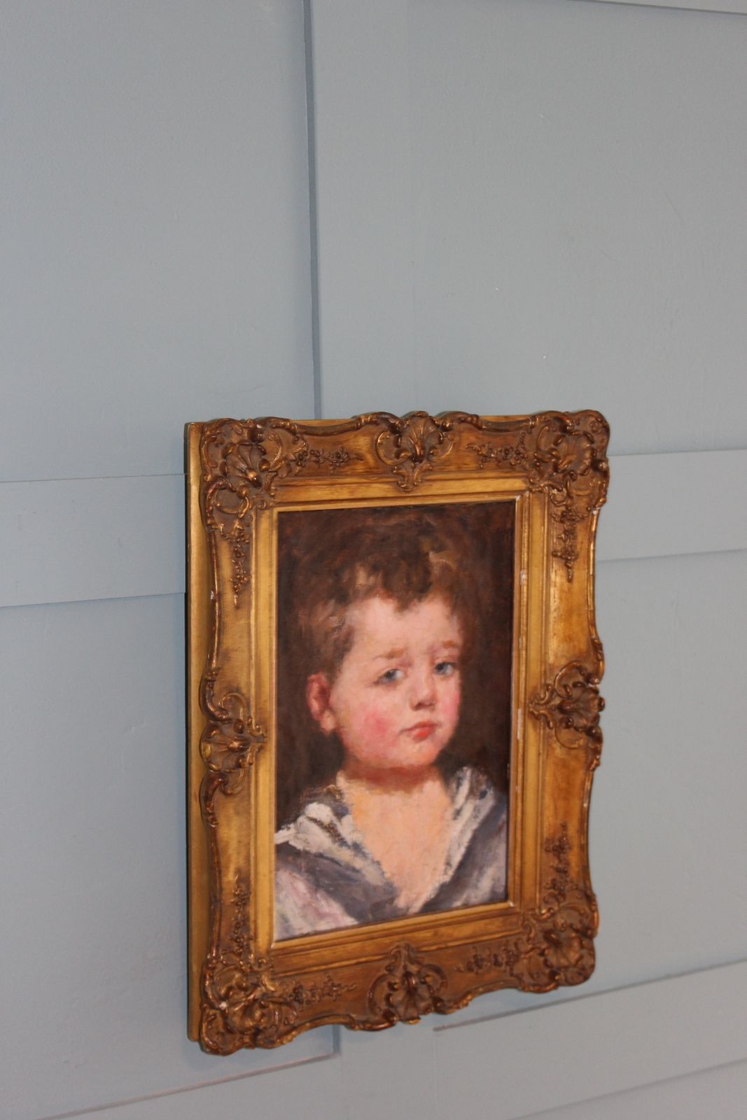 Early 20th Century American Portrait – ‘Sailor Boy Mick’ – Oil On Canvas photo buy