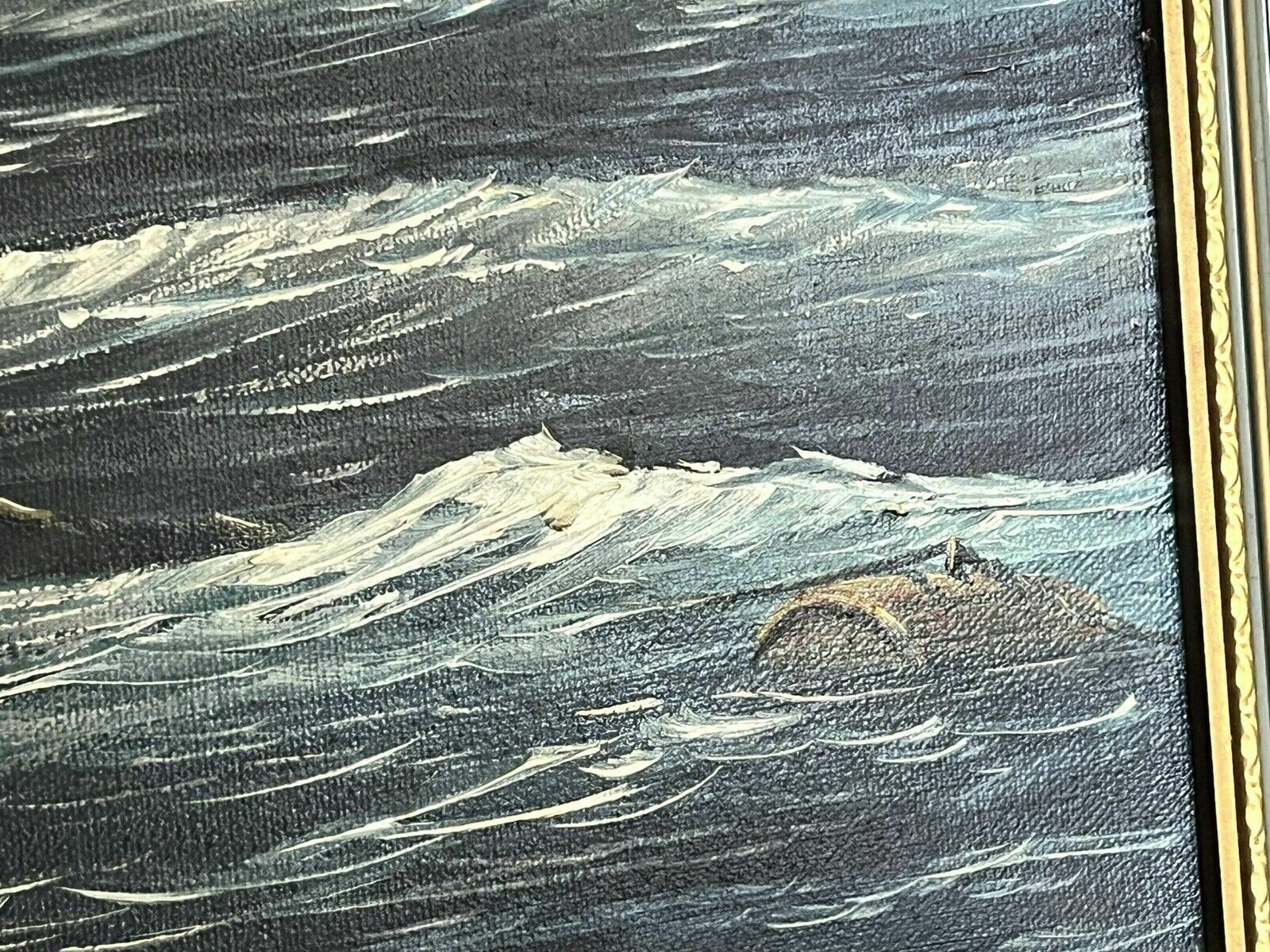 Maritime Painting , Signed Oil On Canvas :  Morley Wescomb photo 251.0