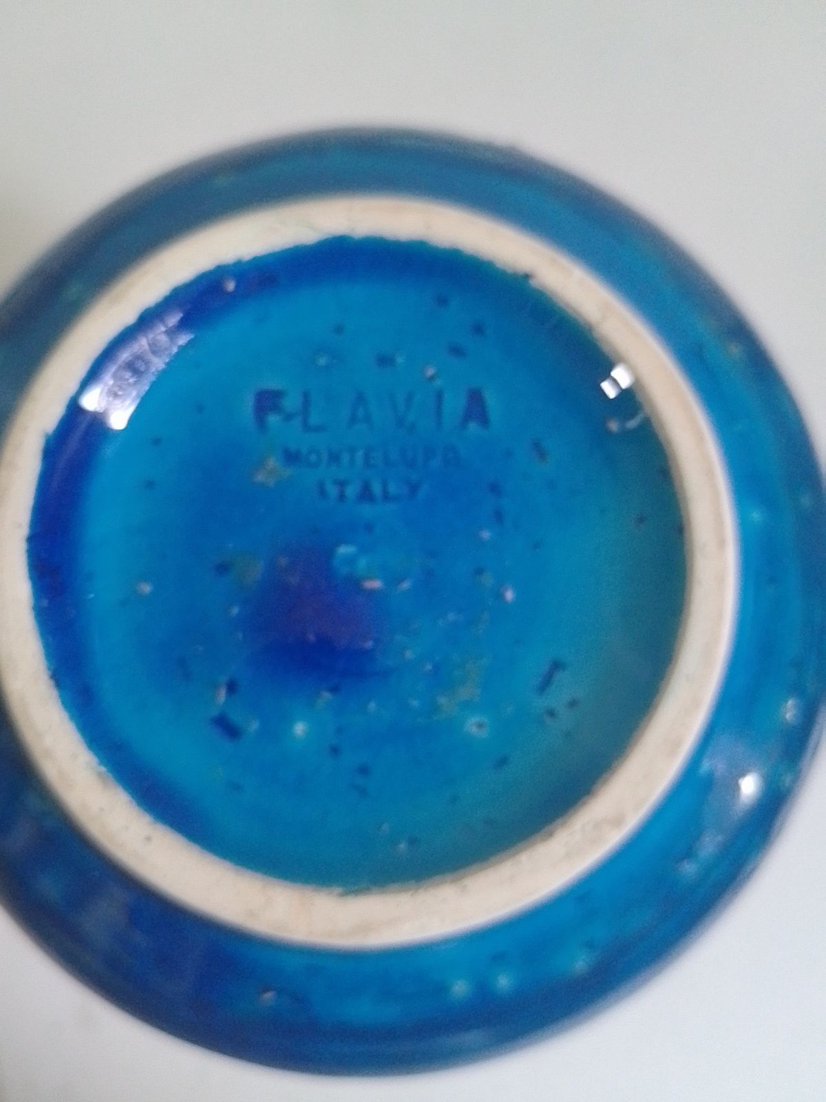 Bitossi Rimini Blue Vase  Designed By Aldo Londi photo for sale
