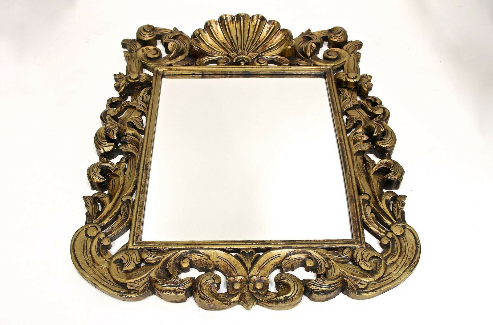 Home Decor Mid Century Italian Gilt Florentine Wall Mirror, Italy Circa 1940/50 photo