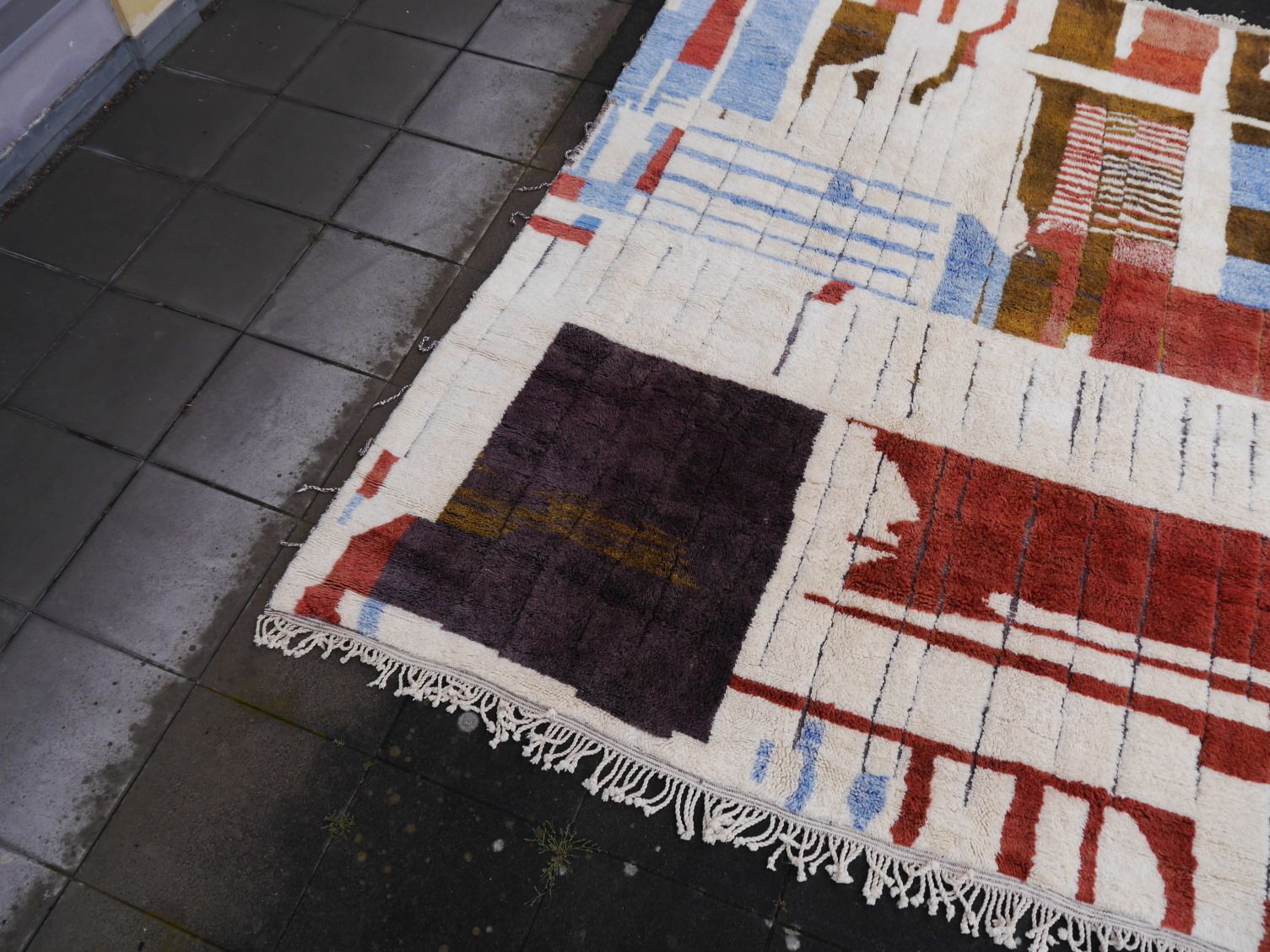 Vintage Beni Ourain Moroccan Berber Rug 12 X 9.2 Ft Mrirt Extra Large photo 2360.0