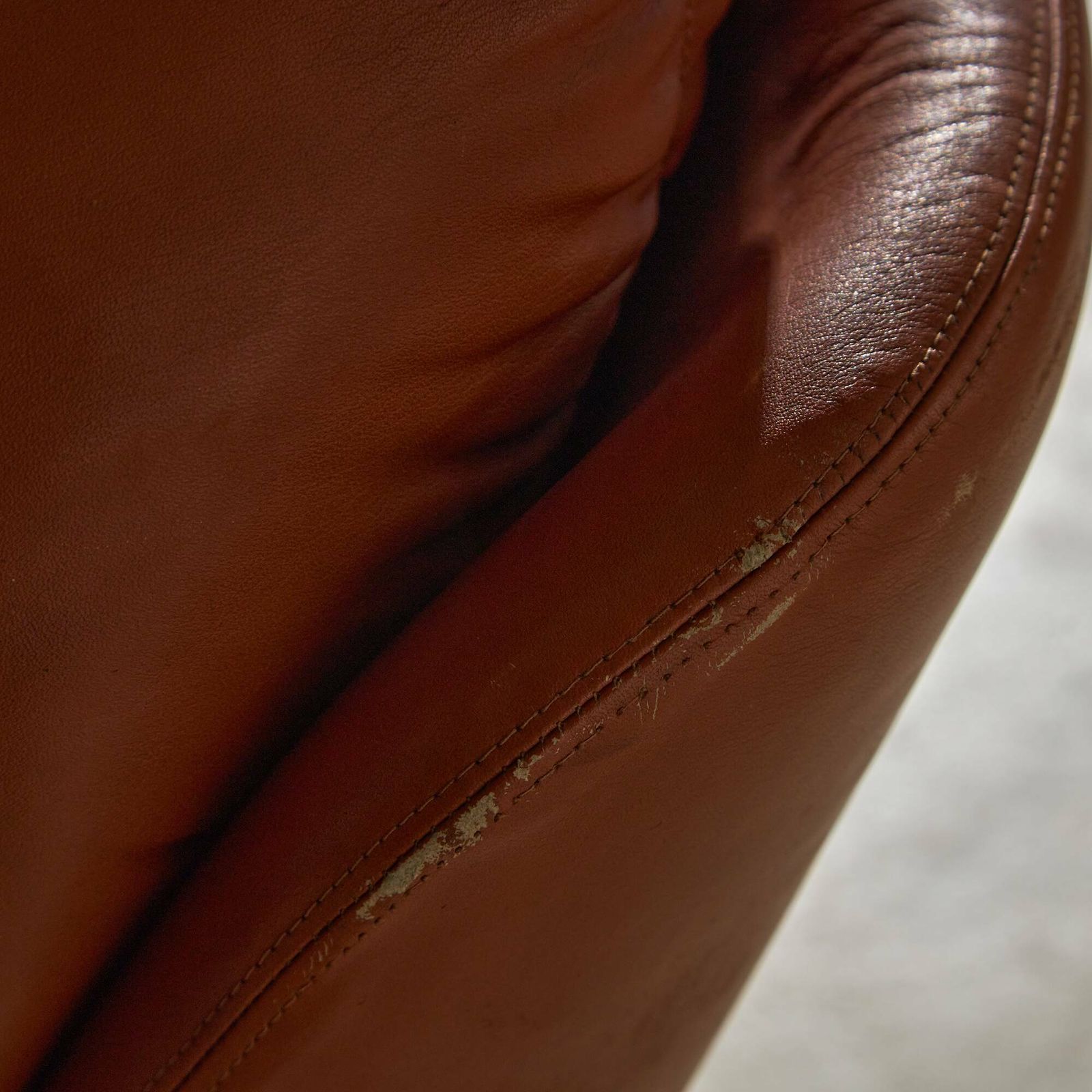 1970s Leather Armchair, Vintage photo buy