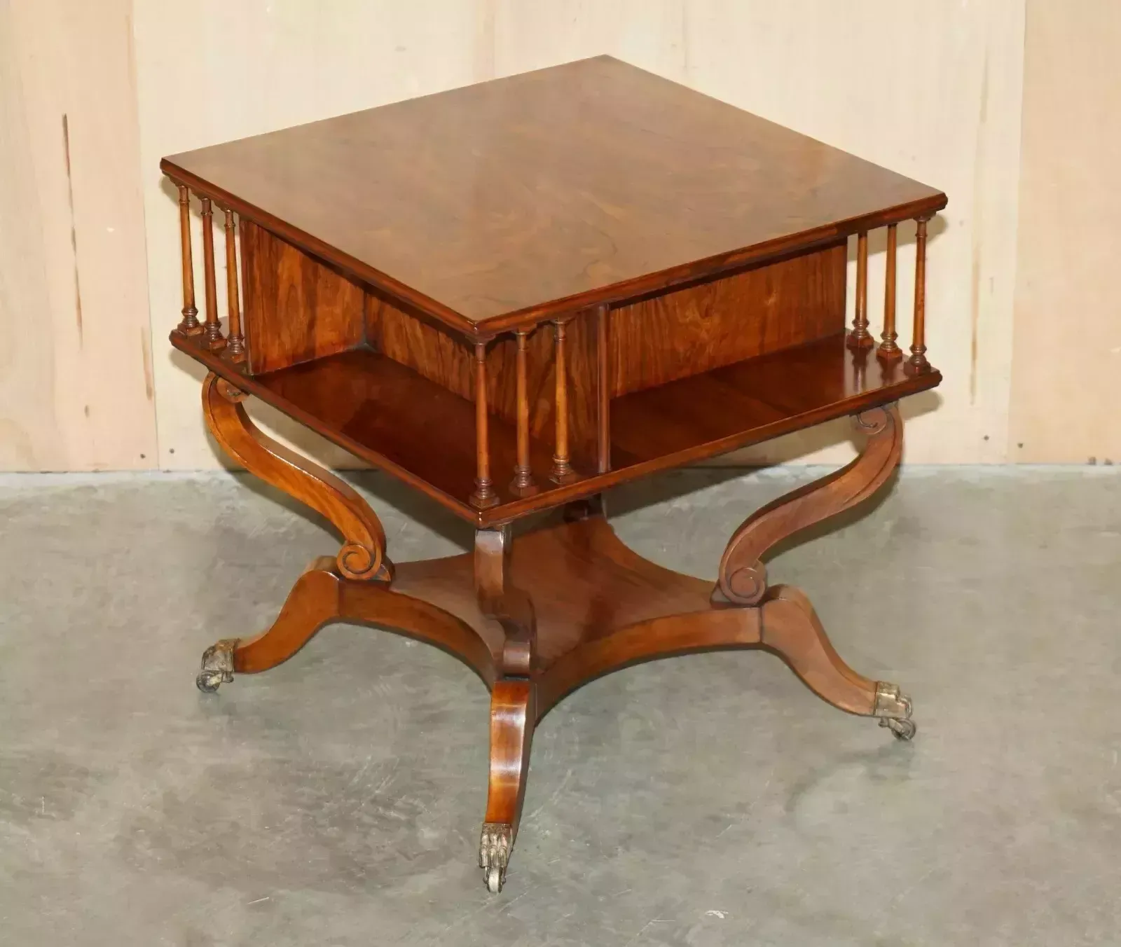 Fully Restored Museum Quality English Regency Circa 1820 Rosewood Book Table photo furniture