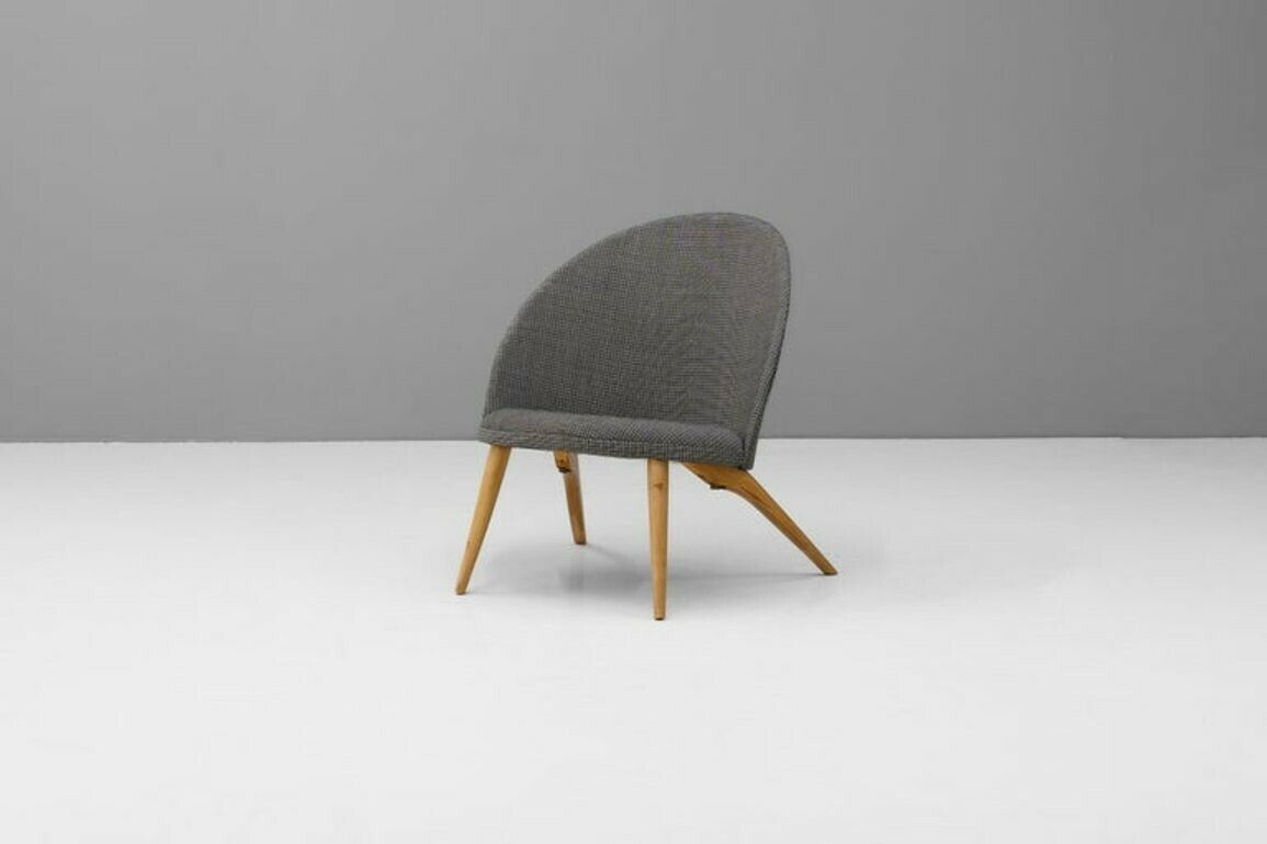 20th Century Swedish Plywood Back Chair photo furniture