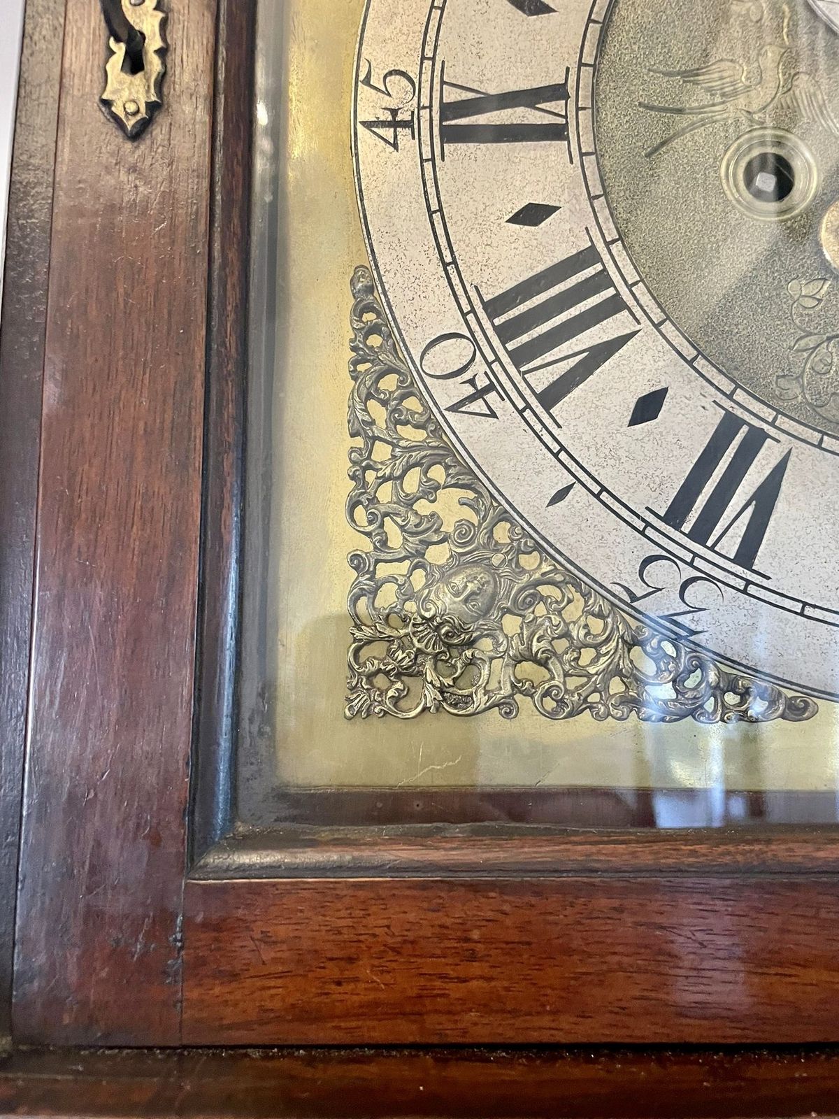 9550.0 Fine Antique 18th Century Mahogany Longcase Clock Signed Charles Shuckburgh, London photo