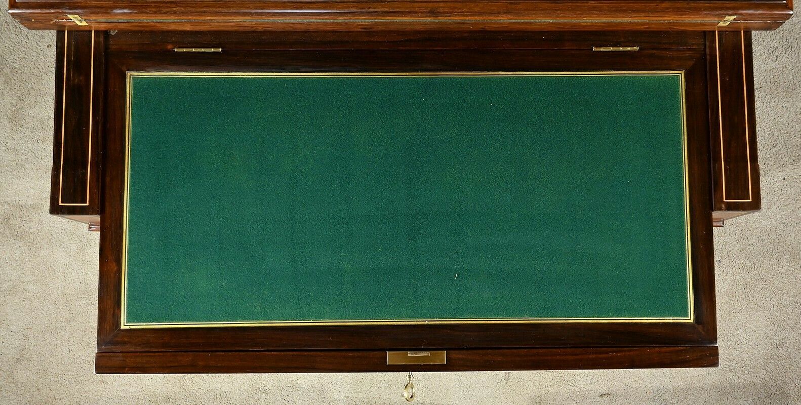 photo vintage Marquetry System Table, Louis XVI Style – 2nd Half Of The 19th Century