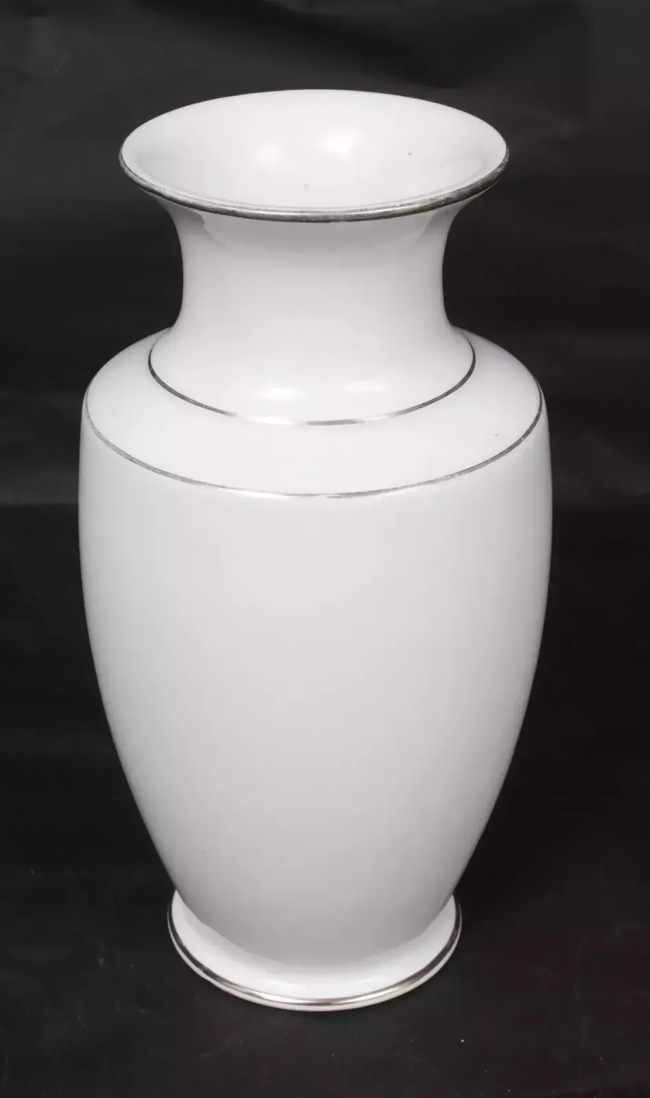 Jessen Porcelain Vase With Painting photo vintage