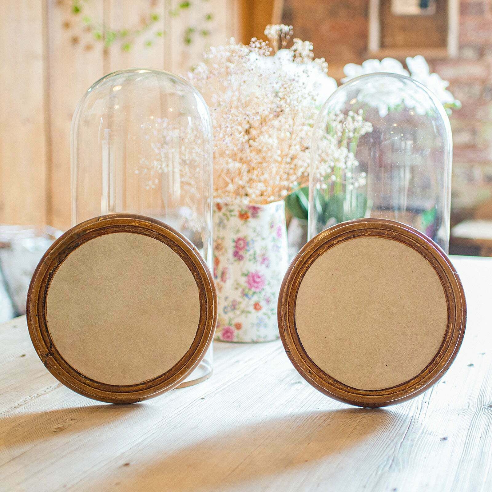 Pair Of Antique Display Domes, English, Glass, Taxidermy Showcase, Victorian photo Home Decor