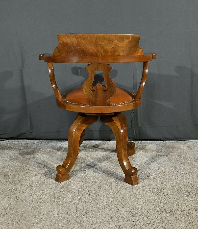 Swivel Armchair, Victorian Era, England – 2nd Part Of The 19th Century photo 2230.0