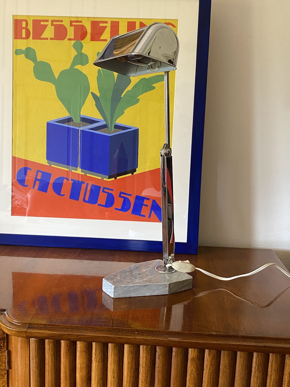 Art Déco Desk Lamp, Fare France, Circa 1930 photo vinterior