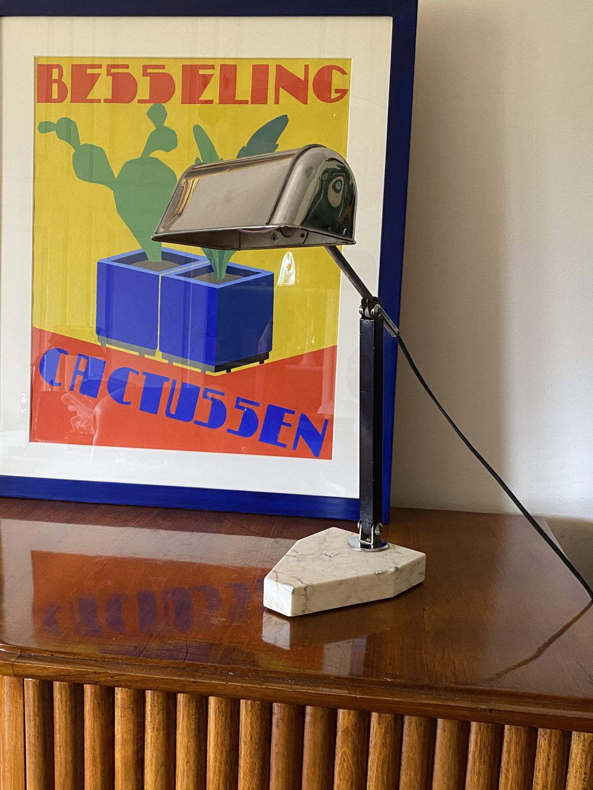 Lighting Art Déco Desk Lamp, Fare France, Circa 1930 photo