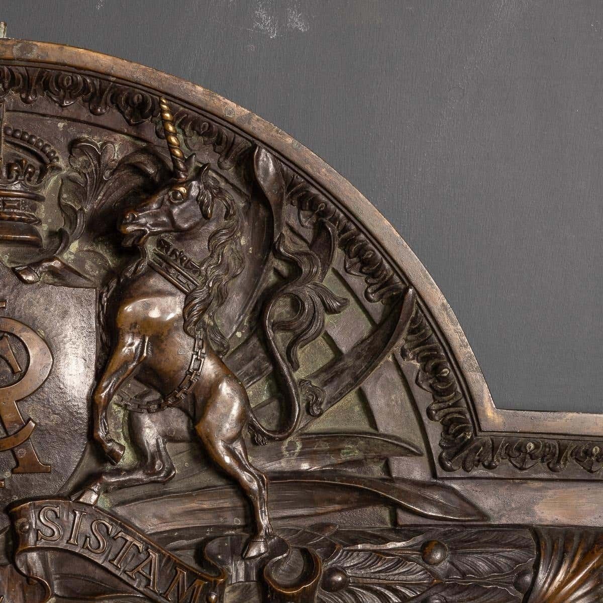 photo furniture 19th Century Cast Bronze Mirror, Royal Insurance Company, C.1880