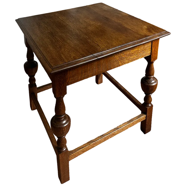 Liberty Arts And Crafts Solid Oak Side Table Featured In 1907 Liberty Catalogue photo 580.0