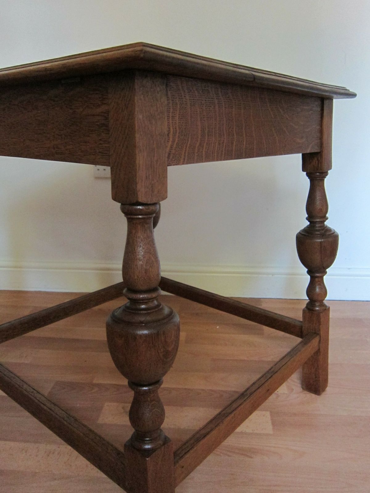 Liberty Arts And Crafts Solid Oak Side Table Featured In 1907 Liberty Catalogue photo vintage