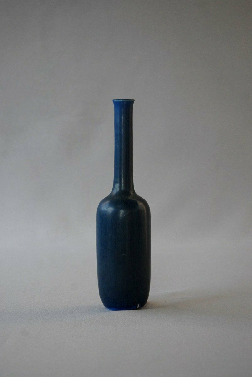 Studio Bottle Vase By Stig Lindberg For Gustavsberg, Sweden, 1957 photo Home Decor