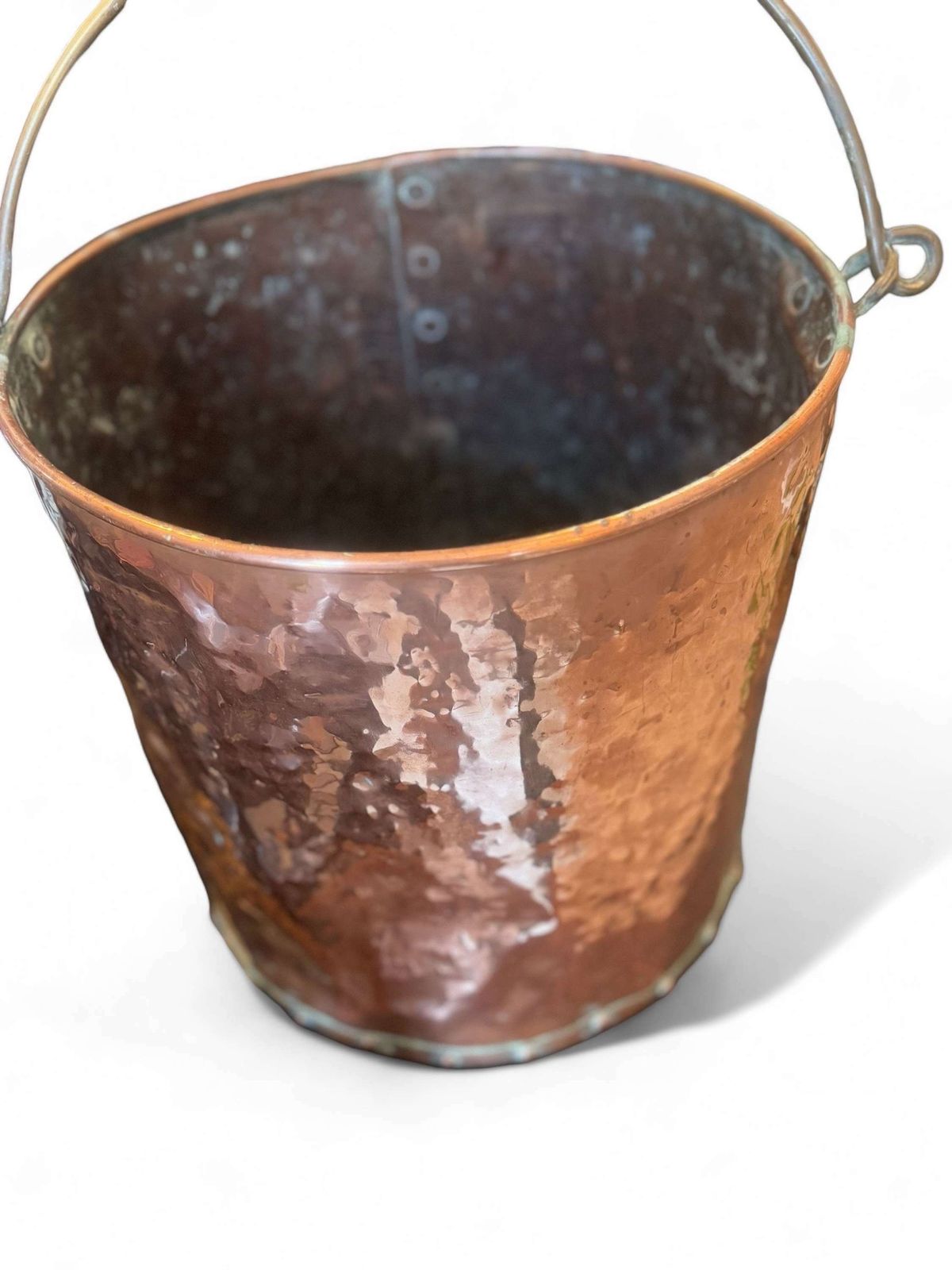 19th Century Dutch Copper Milk Pail photo furniture