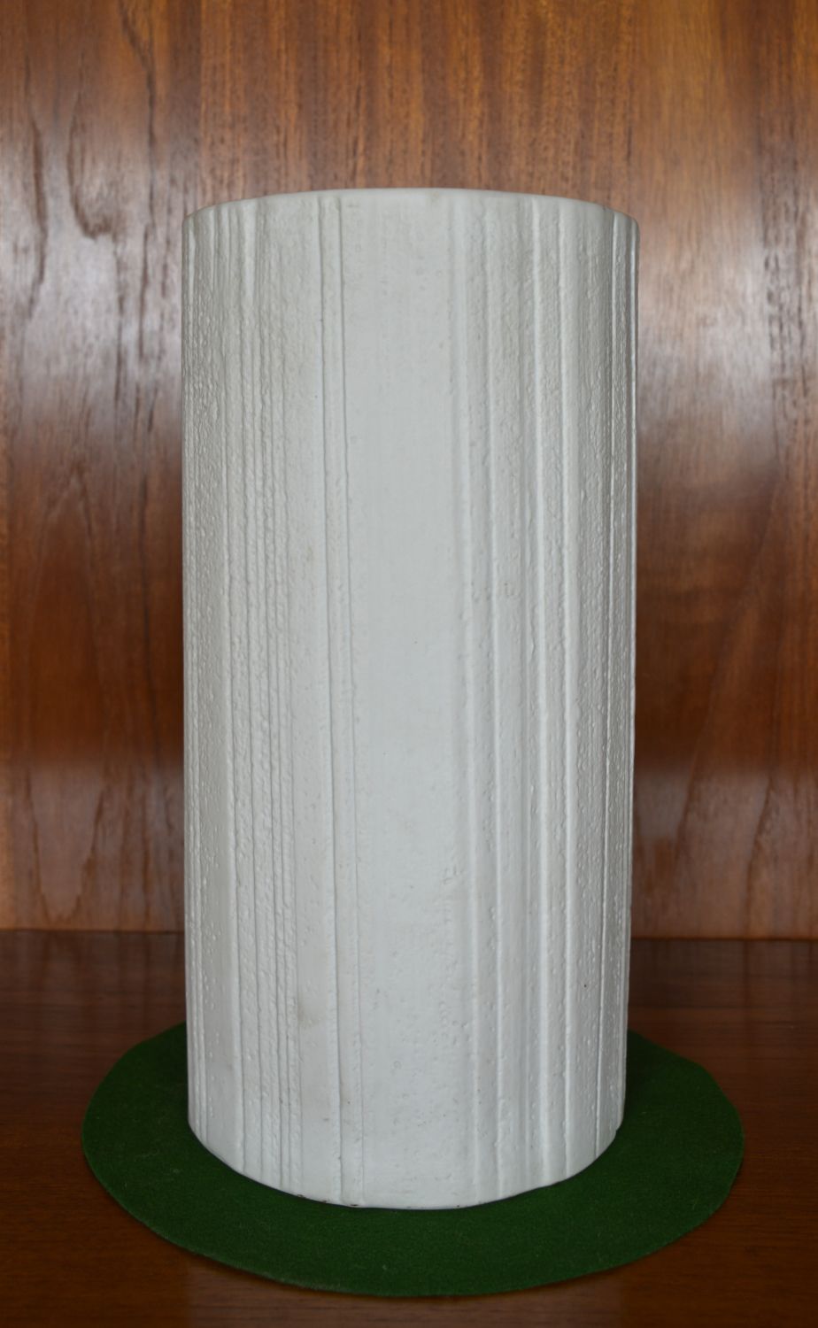 photo furniture Large 1970s White Hutschenreuther Op Art Bisque Porcelain Sculpture By Heinrich Fuchs
