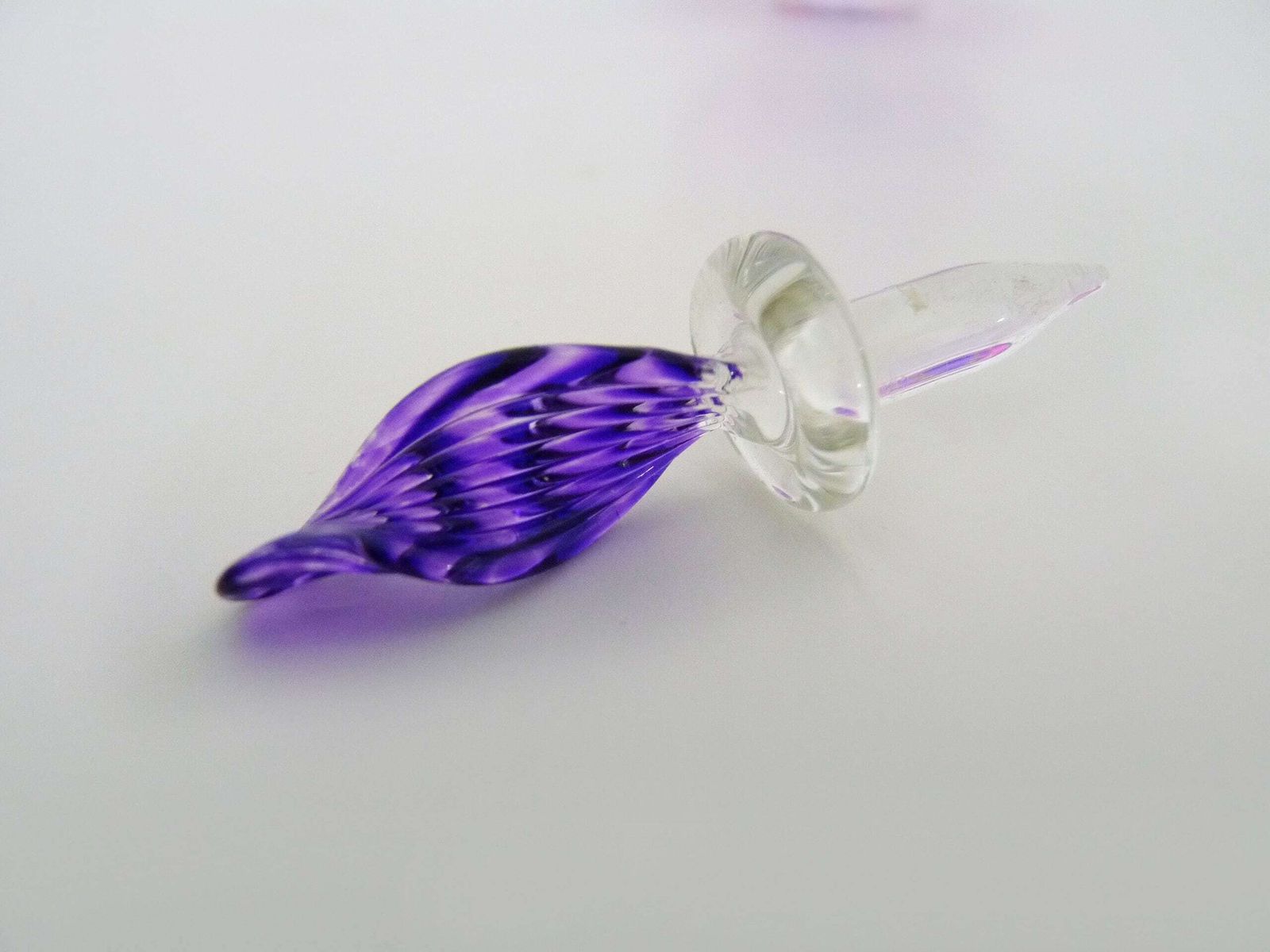 Mid Century Murano Glass Perfume Bottle, Italy. The 50's photo vinterior