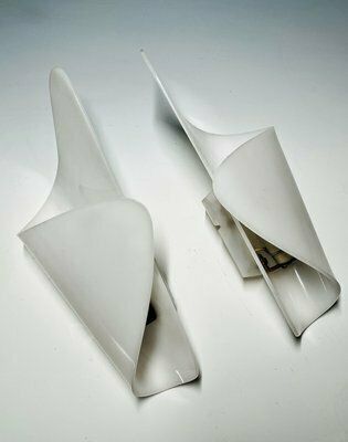 Acrylic Glass Wall Lights By Hanns Hoffmann Lederer For Hl Leuchten, 1950s, Set Of 2 photo furniture