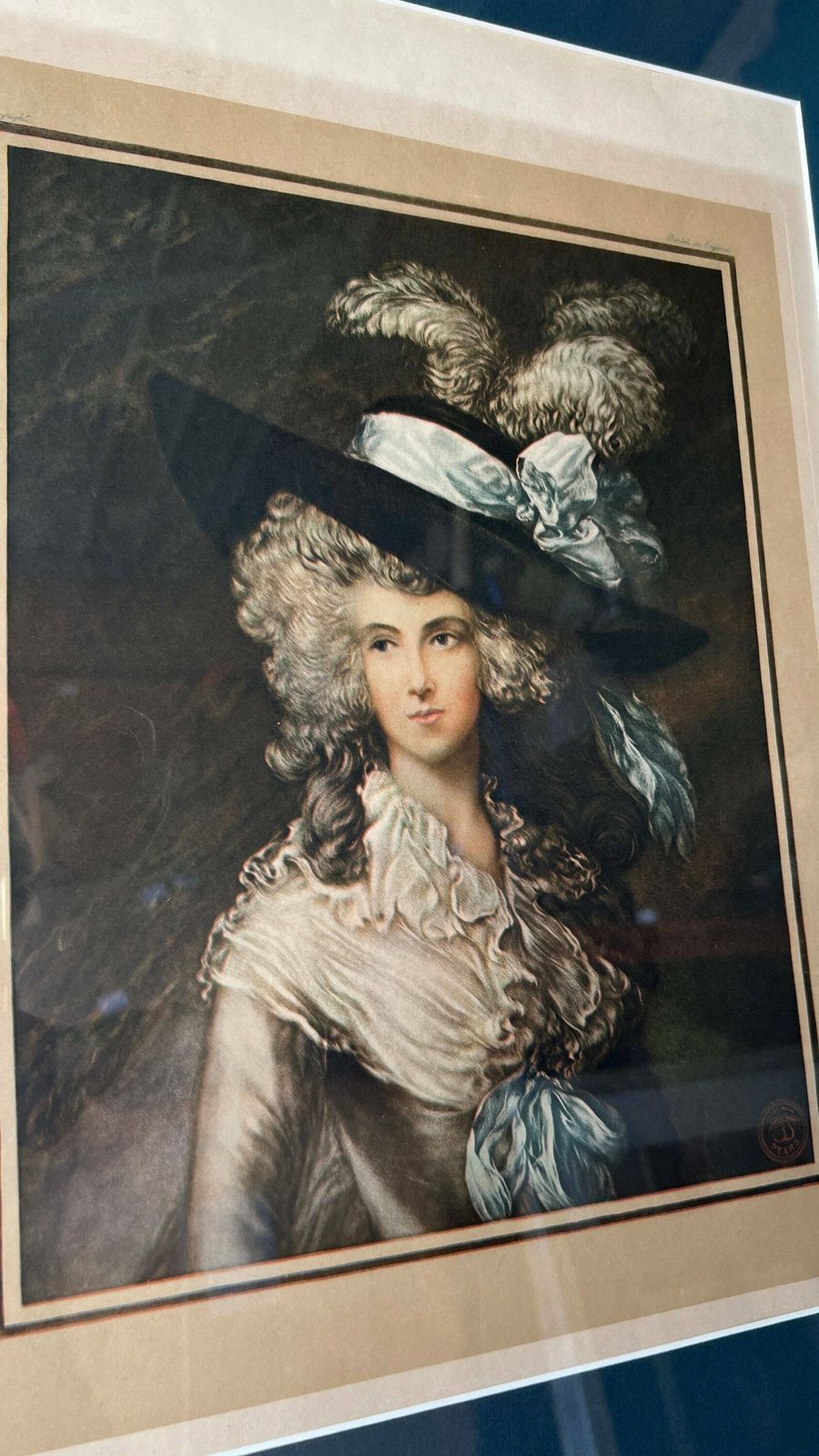 1915 Pears Soap Hand Pulled Lithograph Advertising Picture After 1785 “The Morning Walk” By Thomas Gainsborough photo vintage